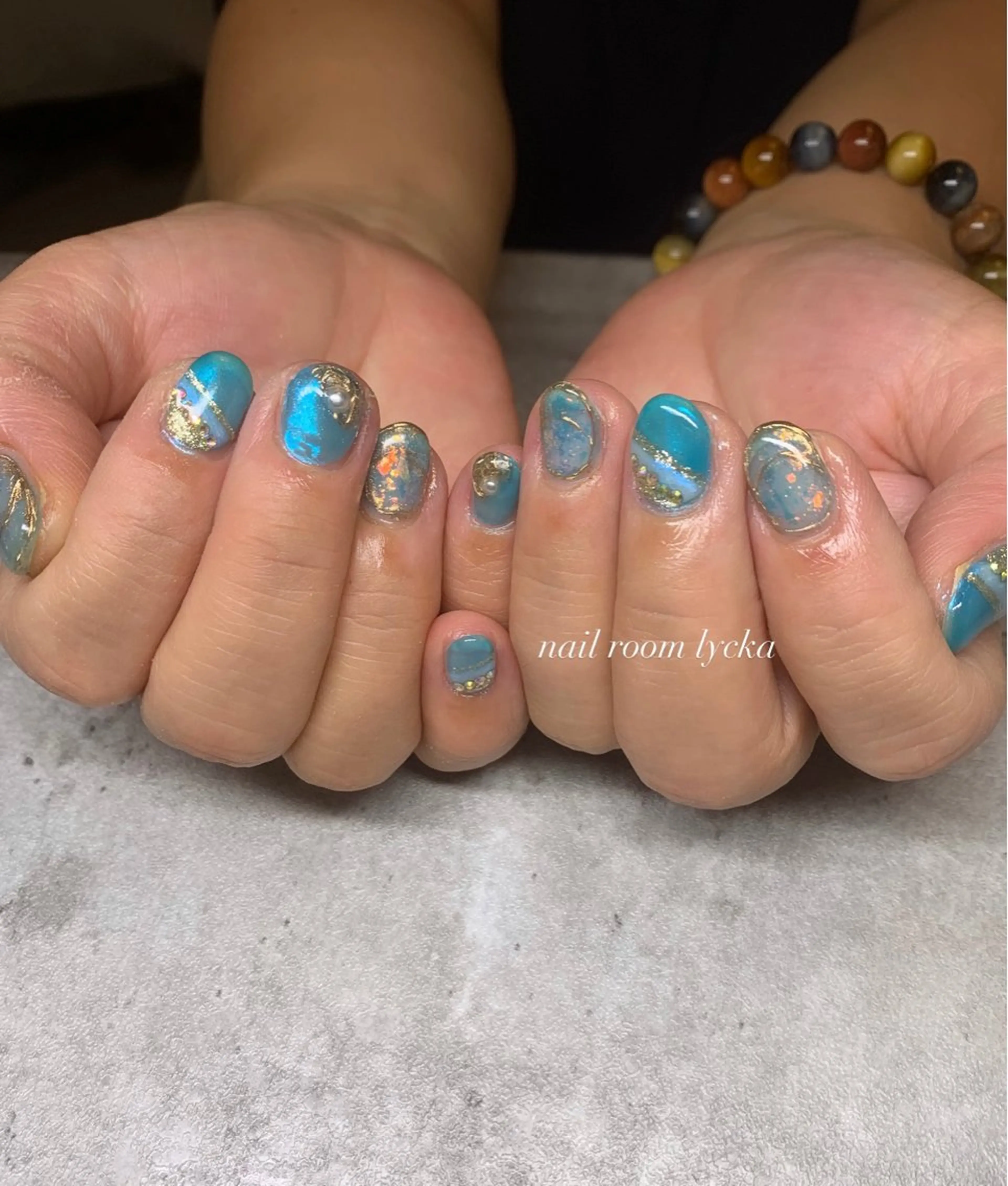 ネイル ﾈｲﾙﾙｰﾑﾘｯｶ 𝐦𝐚𝐲𝐮のネイルデザイン