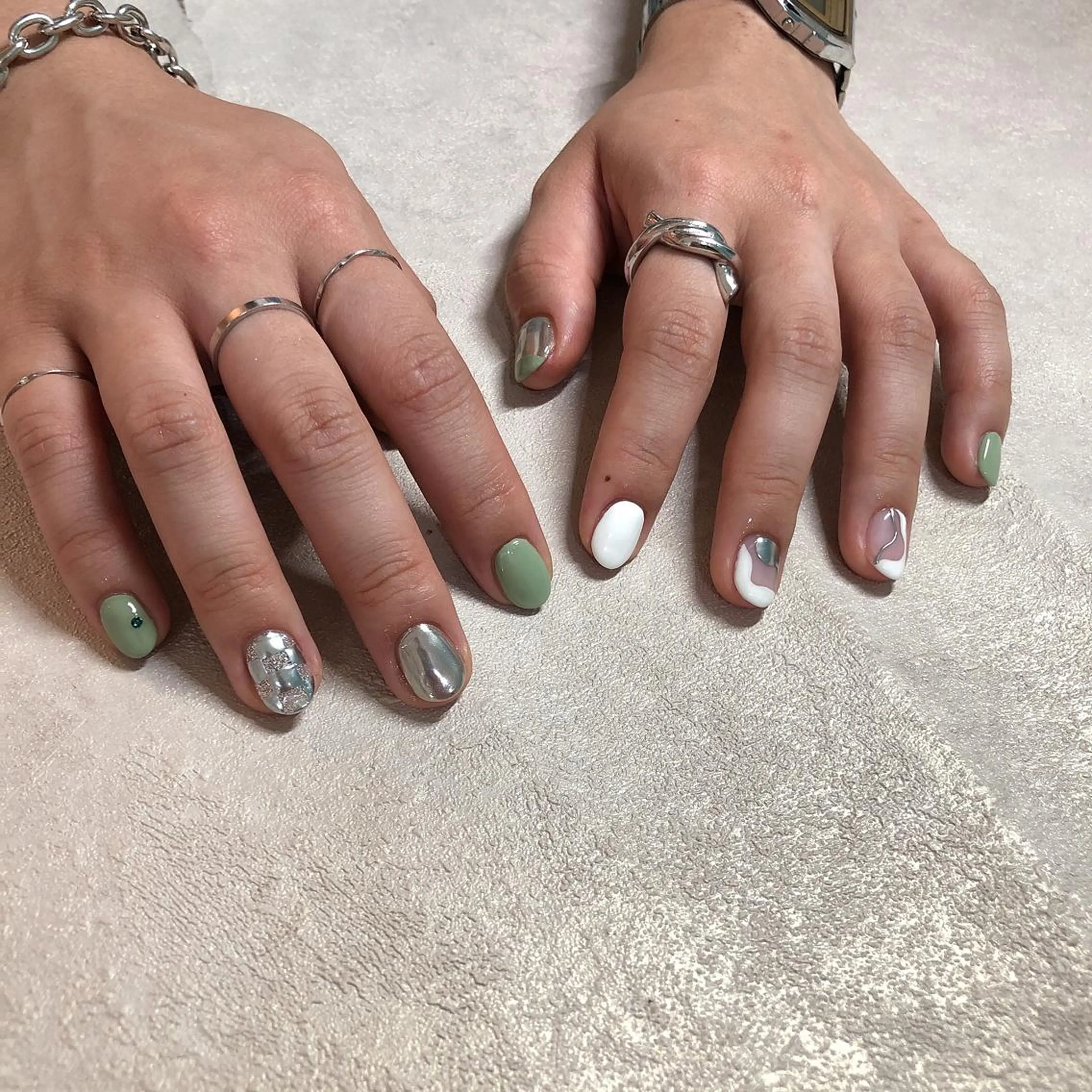 ネイル ハンドネイル フットネイル ハンドケア Nes.Nail所属・Miyagi Asamiのネイルデザイン