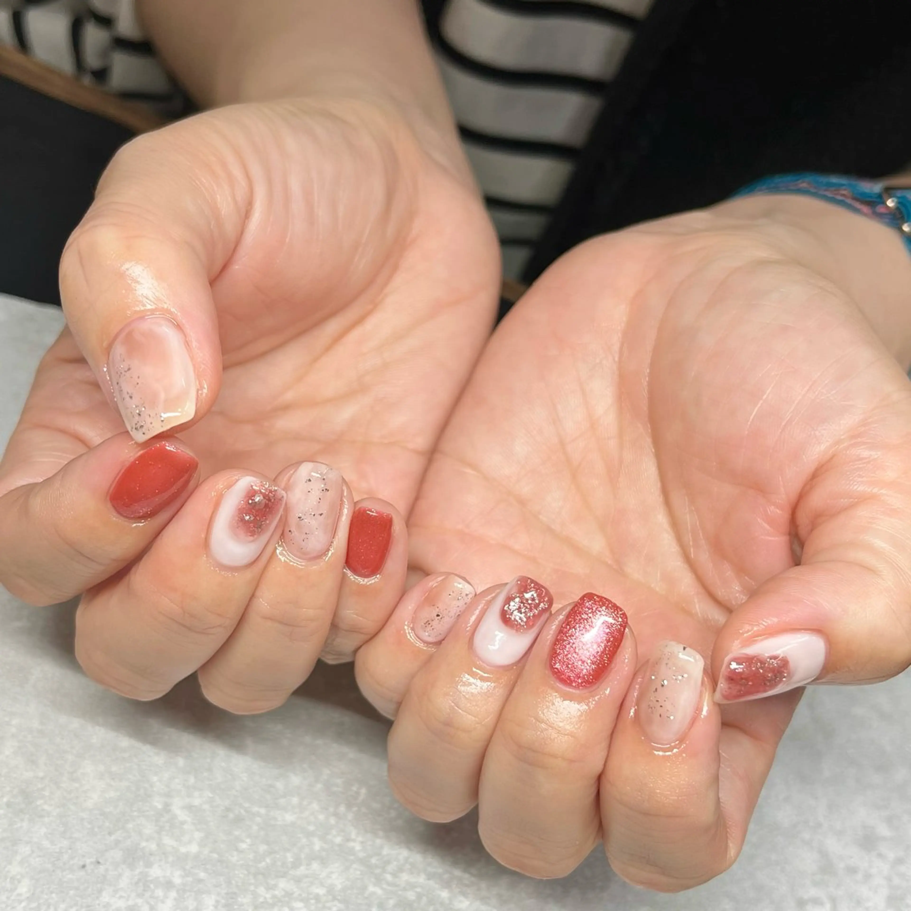 お持ち込みデザイン🦋【パラジェル施術】¥8,500~※値段変動アリの写真