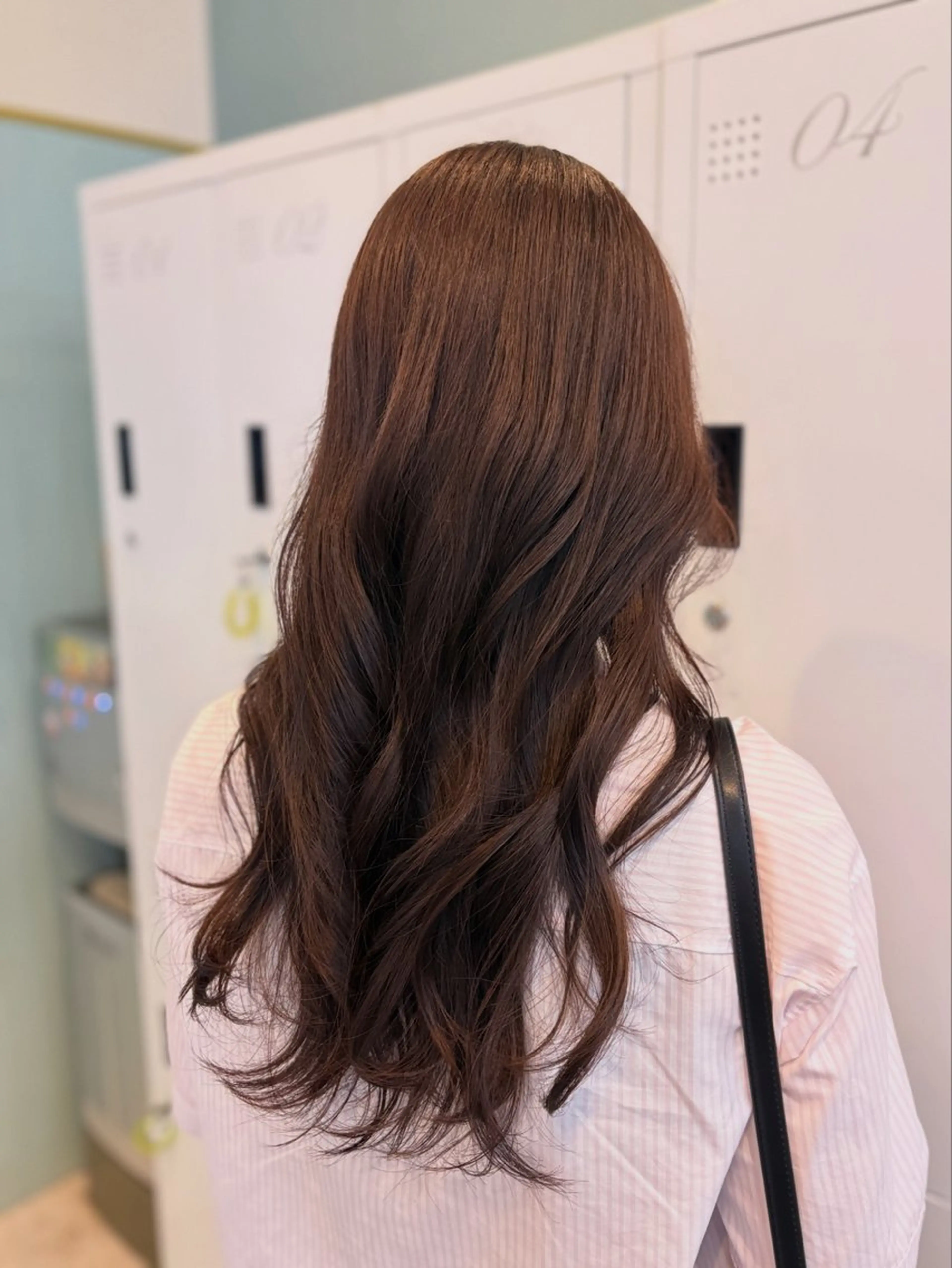 ロング カット ヘアカラー トリートメント 暗髪艶カラー/ 髪質改善TR/maiのヘアスタイル