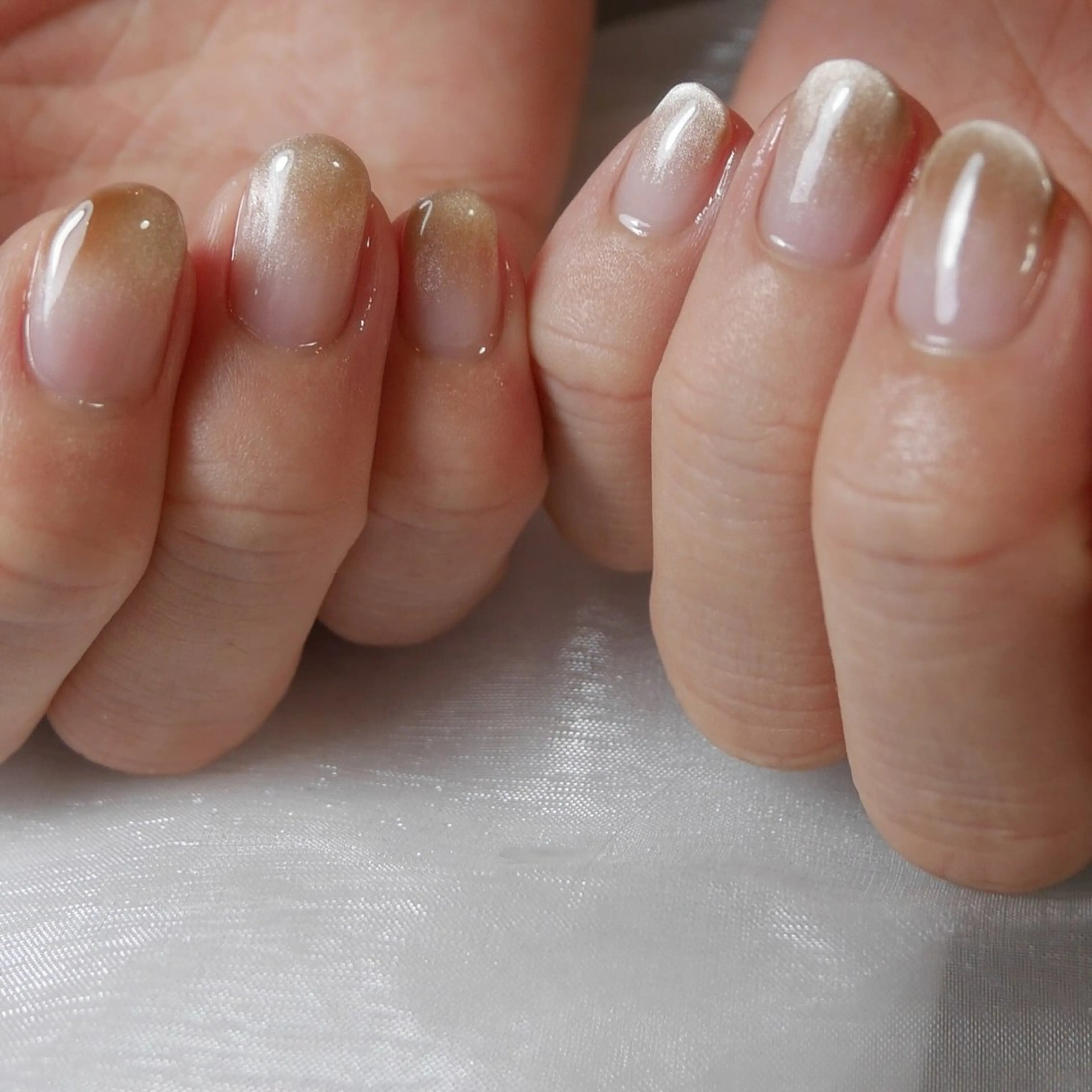 ネイル グラデーション マグネットネイル leanail yumiのネイルデザイン