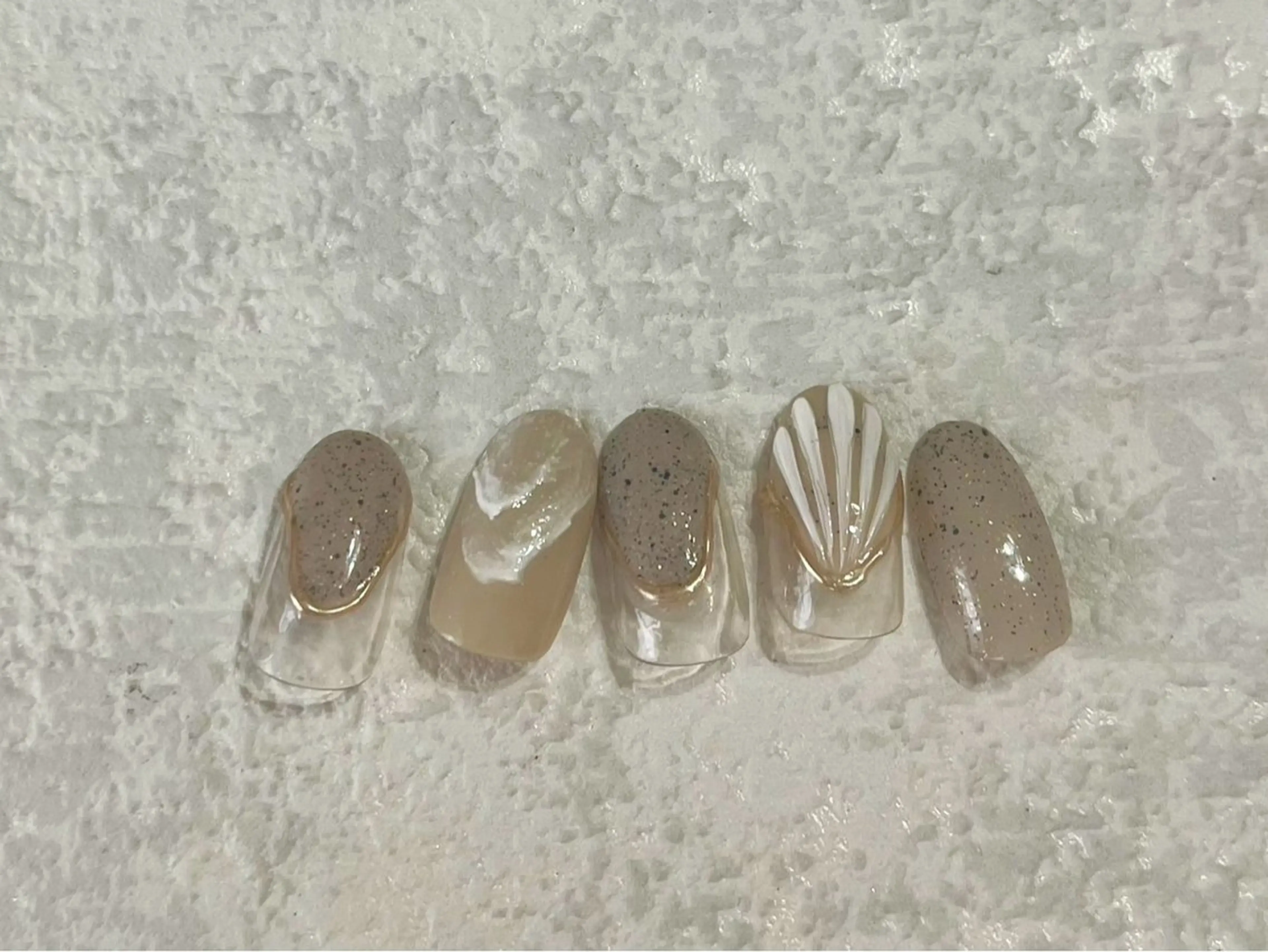 ネイル ジェルネイル キラキラネイル メンズネイル パラジェル 夏ネイル kiki nail たまプラーザのネイルデザイン