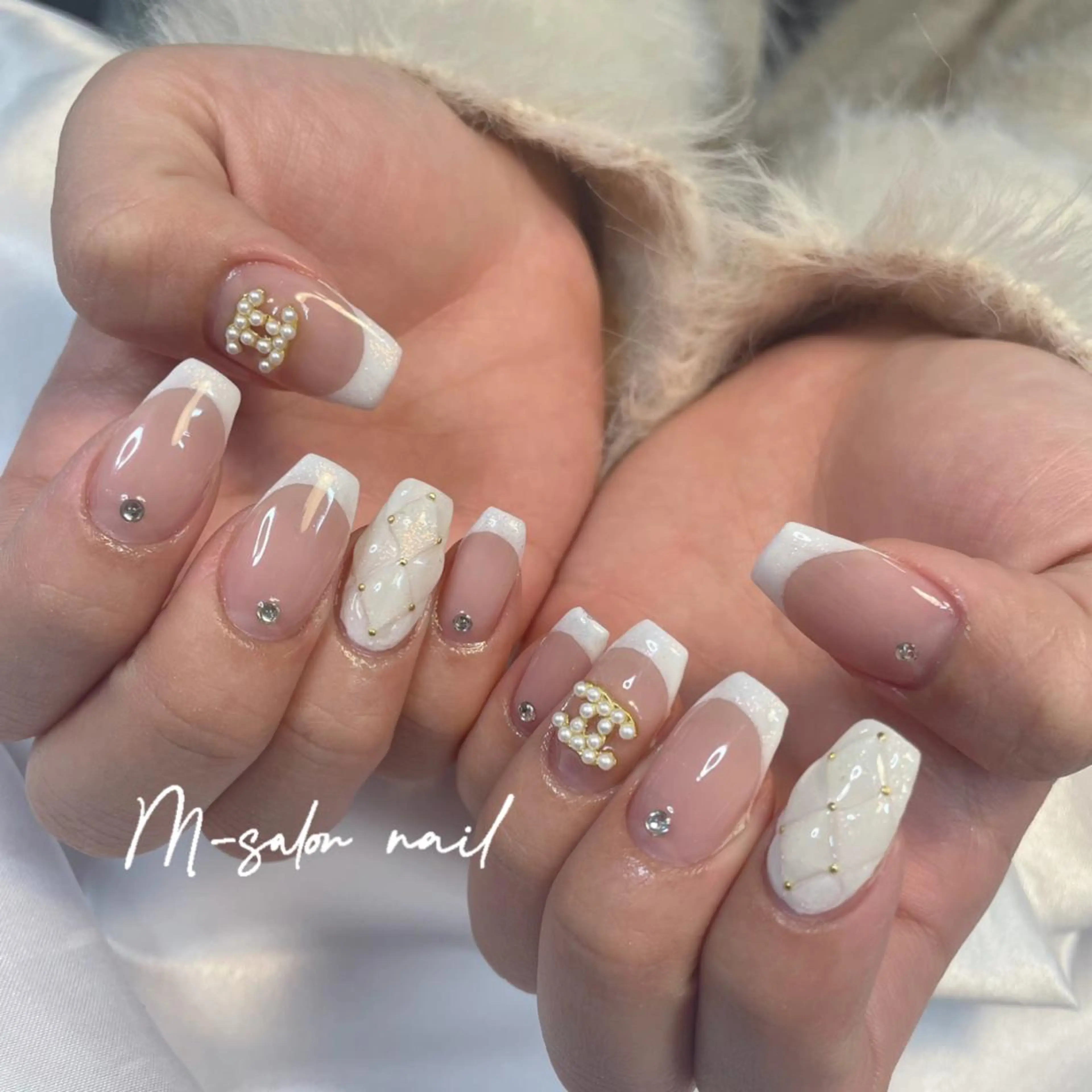 ネイル ハンドネイル 韓国/網紅/パーツ M-salonのネイルデザイン