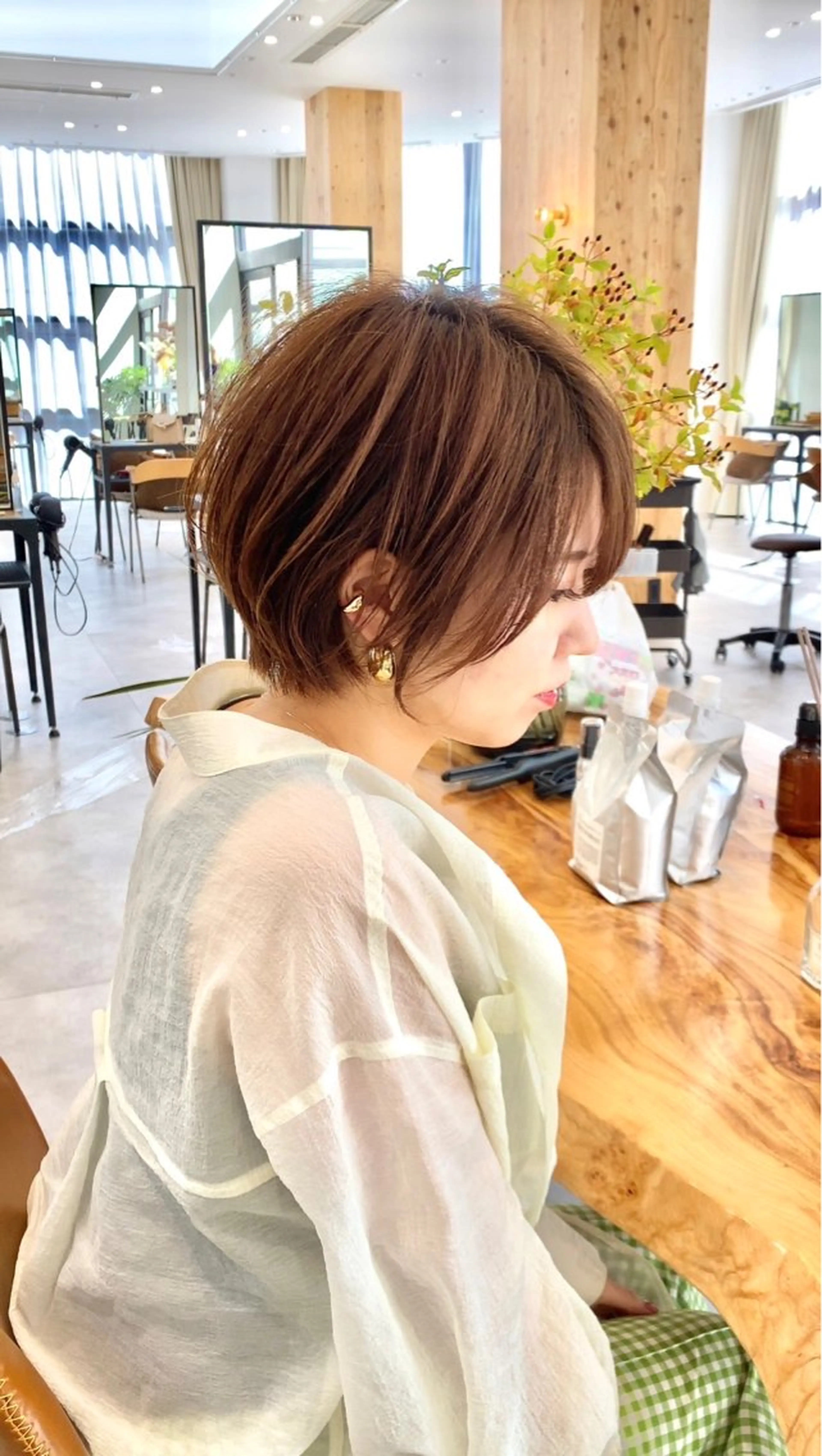 ショート カラー ショートボブ ボブ ショートヘア カット salowin神戸三宮suite所属・工藤 貫多のヘアスタイル