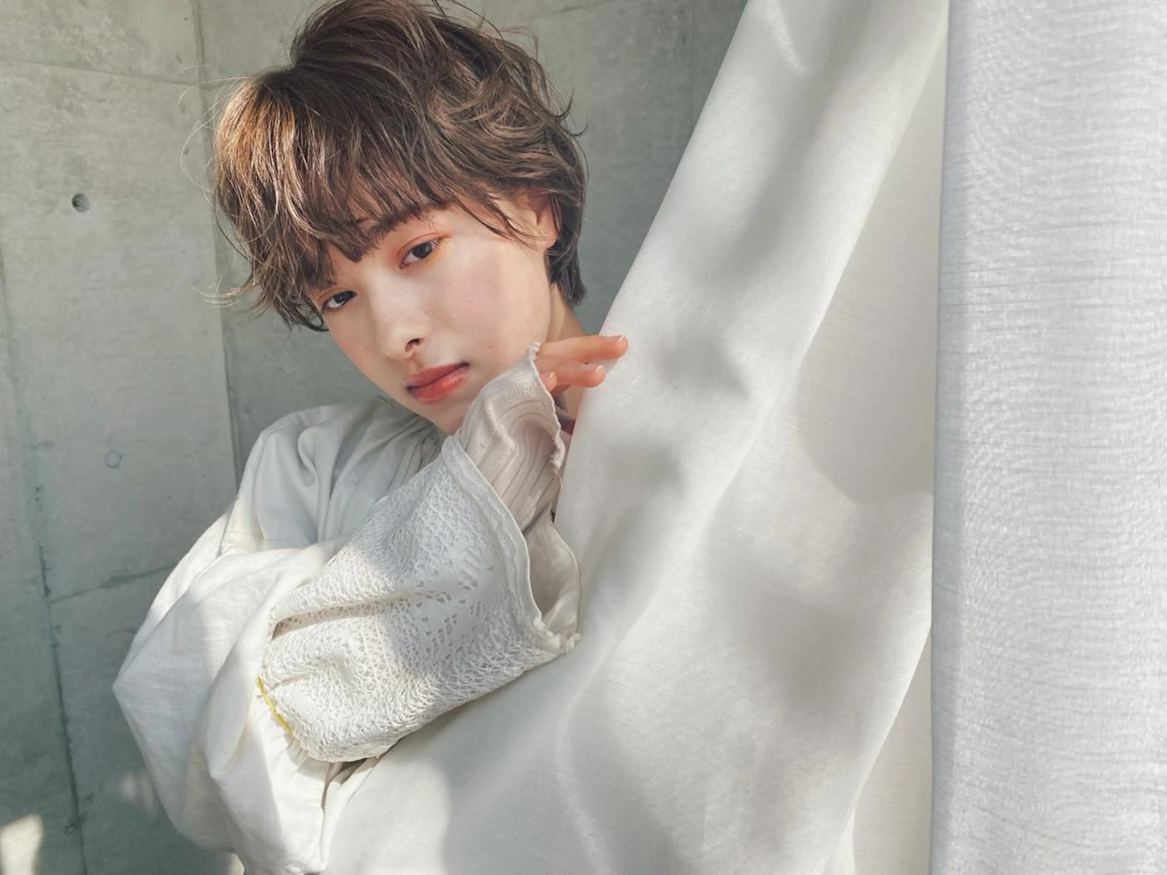 ショート カラー パーマ ヘアアレンジ メンズ キッズ ネイル マツエク・マツパ カット ヘアカラー トリートメント モリモト サナのヘアスタイル