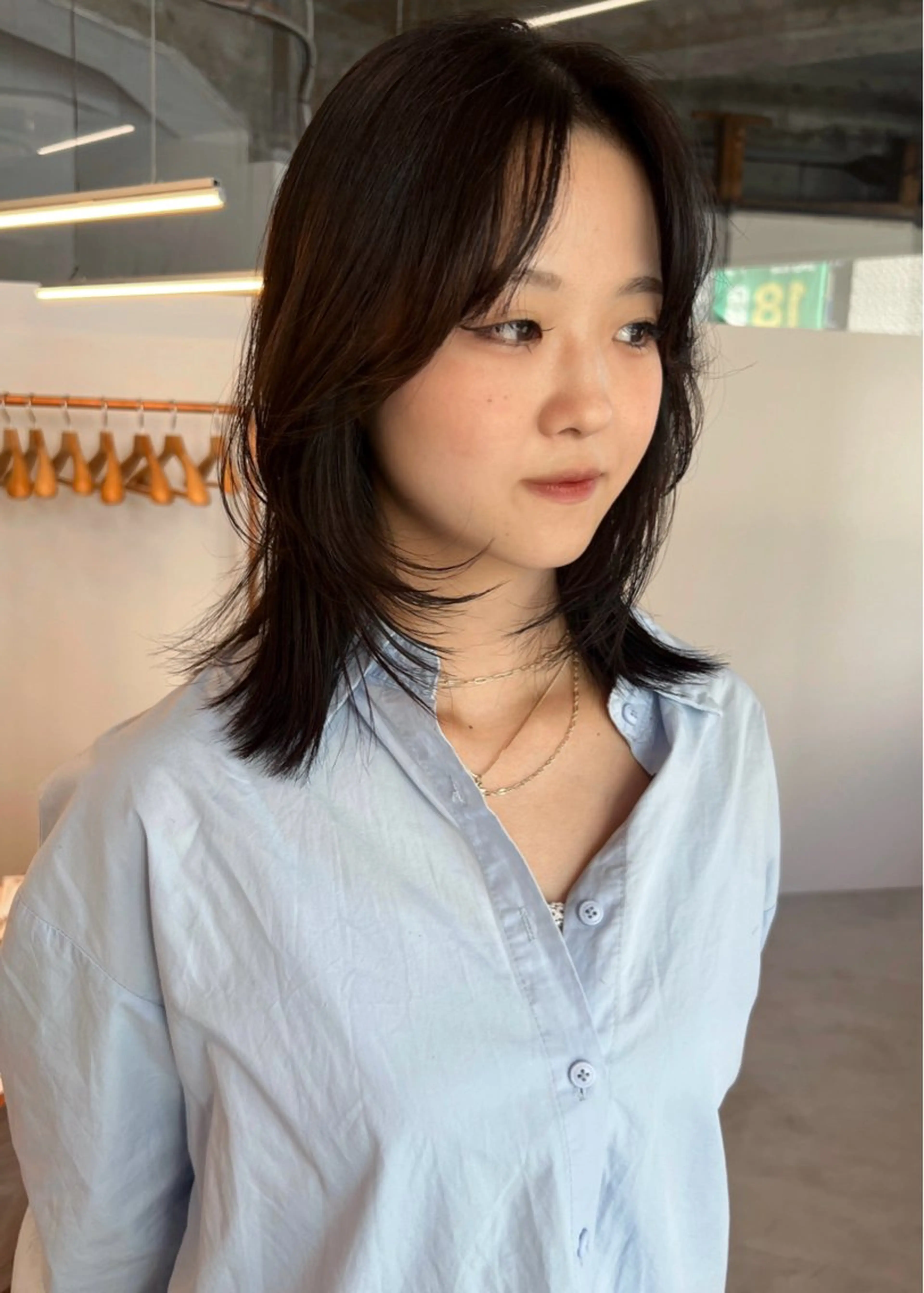 ミディアム カット the hinc所属・miyu /大阪 /レイヤーカットのヘアスタイル