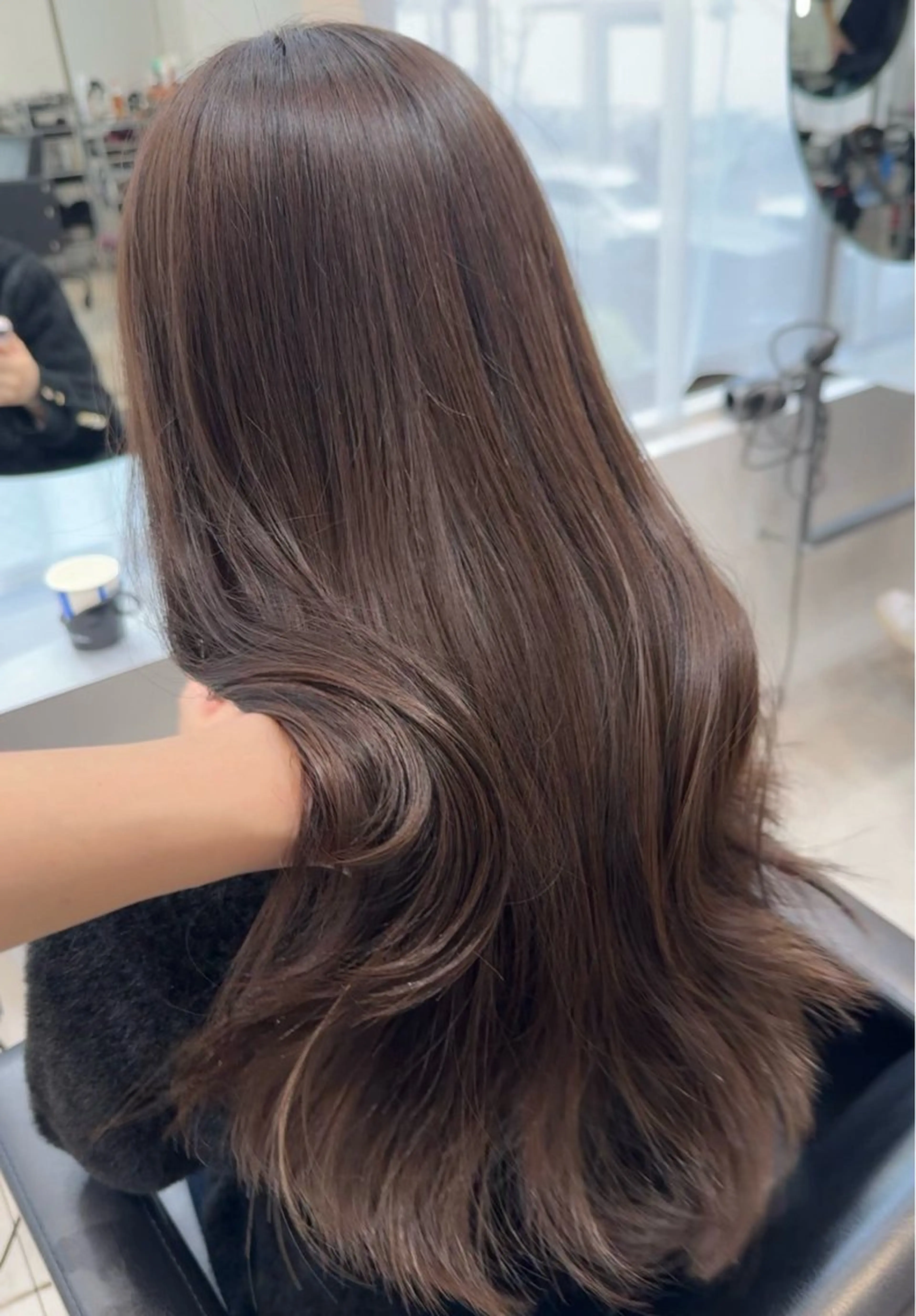 ロング カット ヘアカラー トリートメント Miyu/透明感 カラー/layerのヘアスタイル