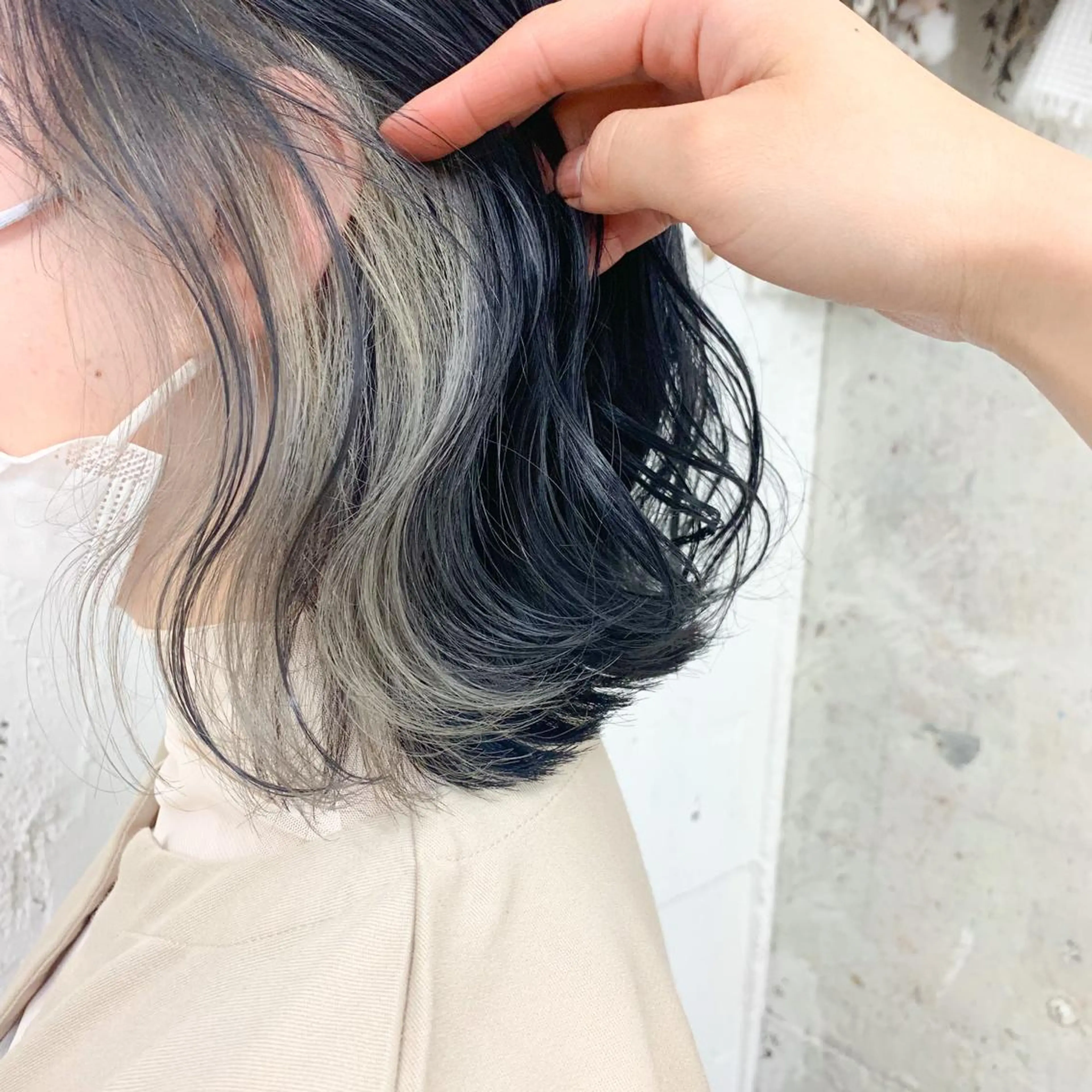 カラー Noele hair atelier(ノエルヘアアトリエ)所属・北上ゆい/個性派/ ナチュラルアレンジのヘアスタイル