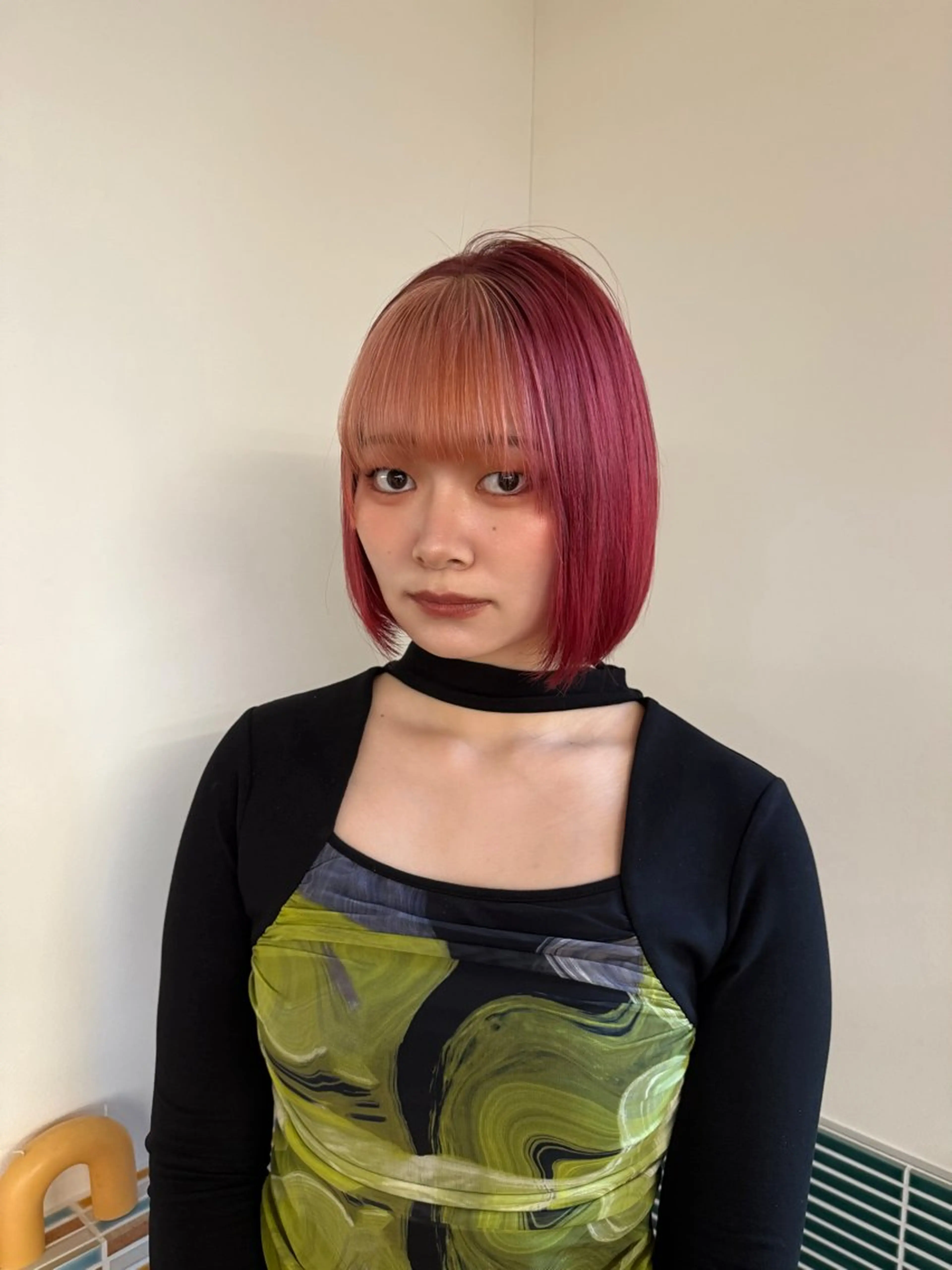 ショート カラー カラー特化/ブリーチ 梅田中崎町/あかりのヘアスタイル