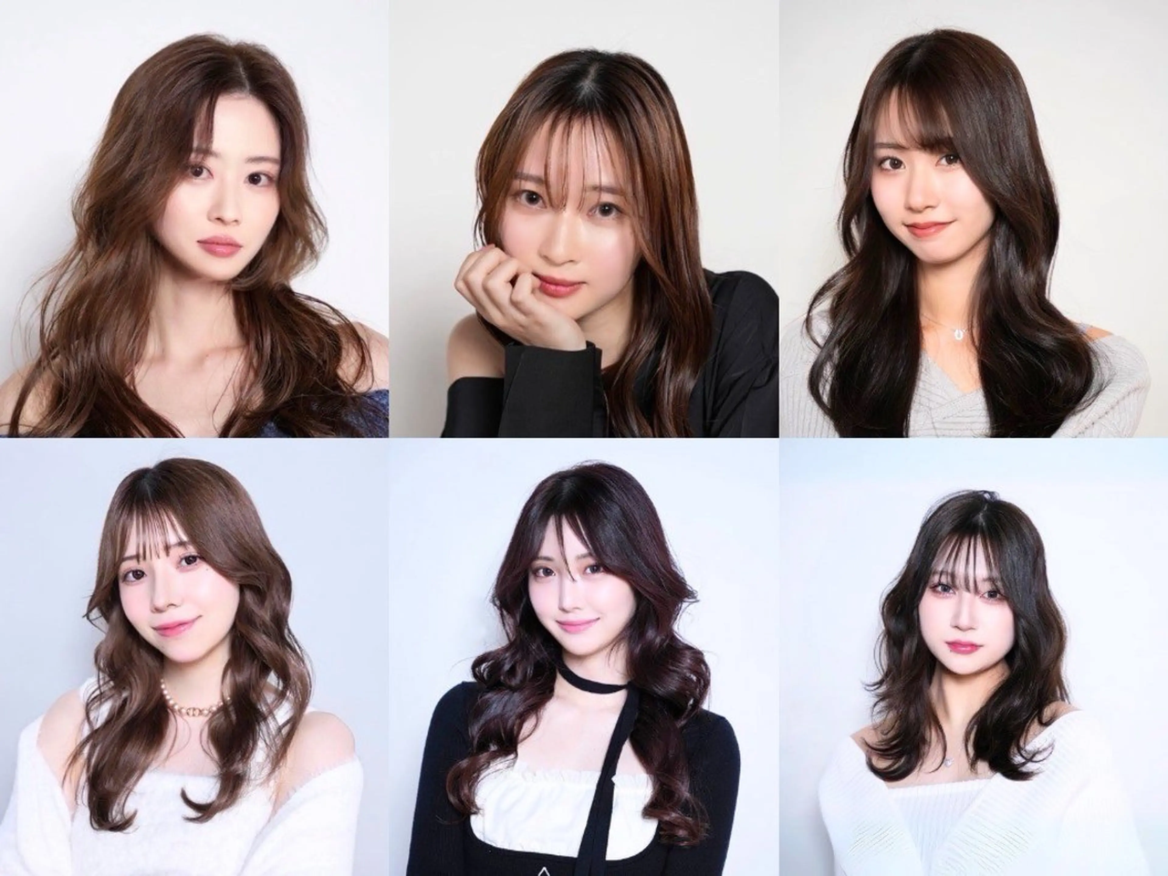 ロング ボブ ハイライト 髪質改善 レイヤーカット カット ヘアカラー トリートメント 韓国/顔周り/透明感 /レイヤー/ひなたのヘアスタイル