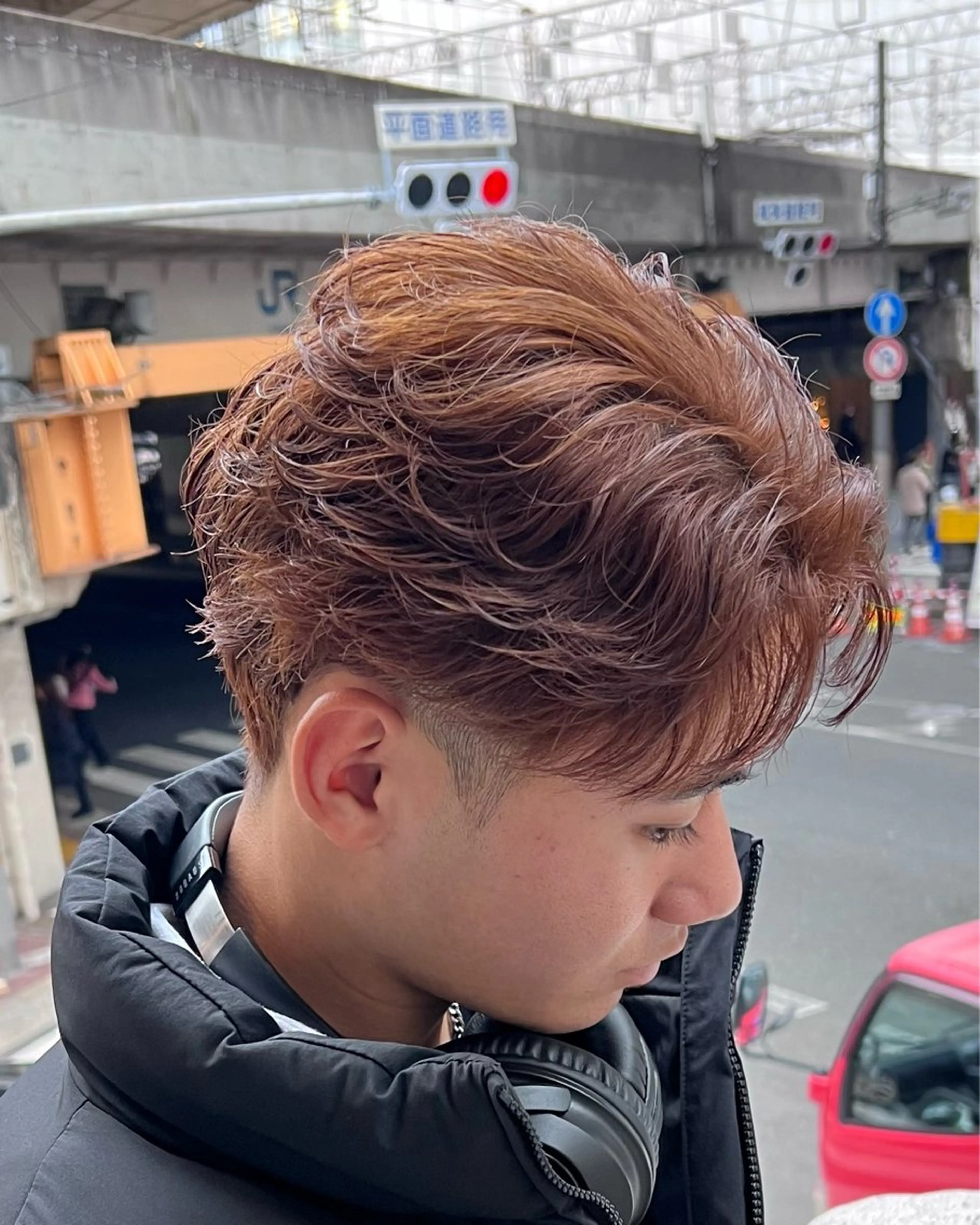 ショート カット パーマ 梅田/パーマ特化/ メンズパーマ/一色翔のヘアスタイル