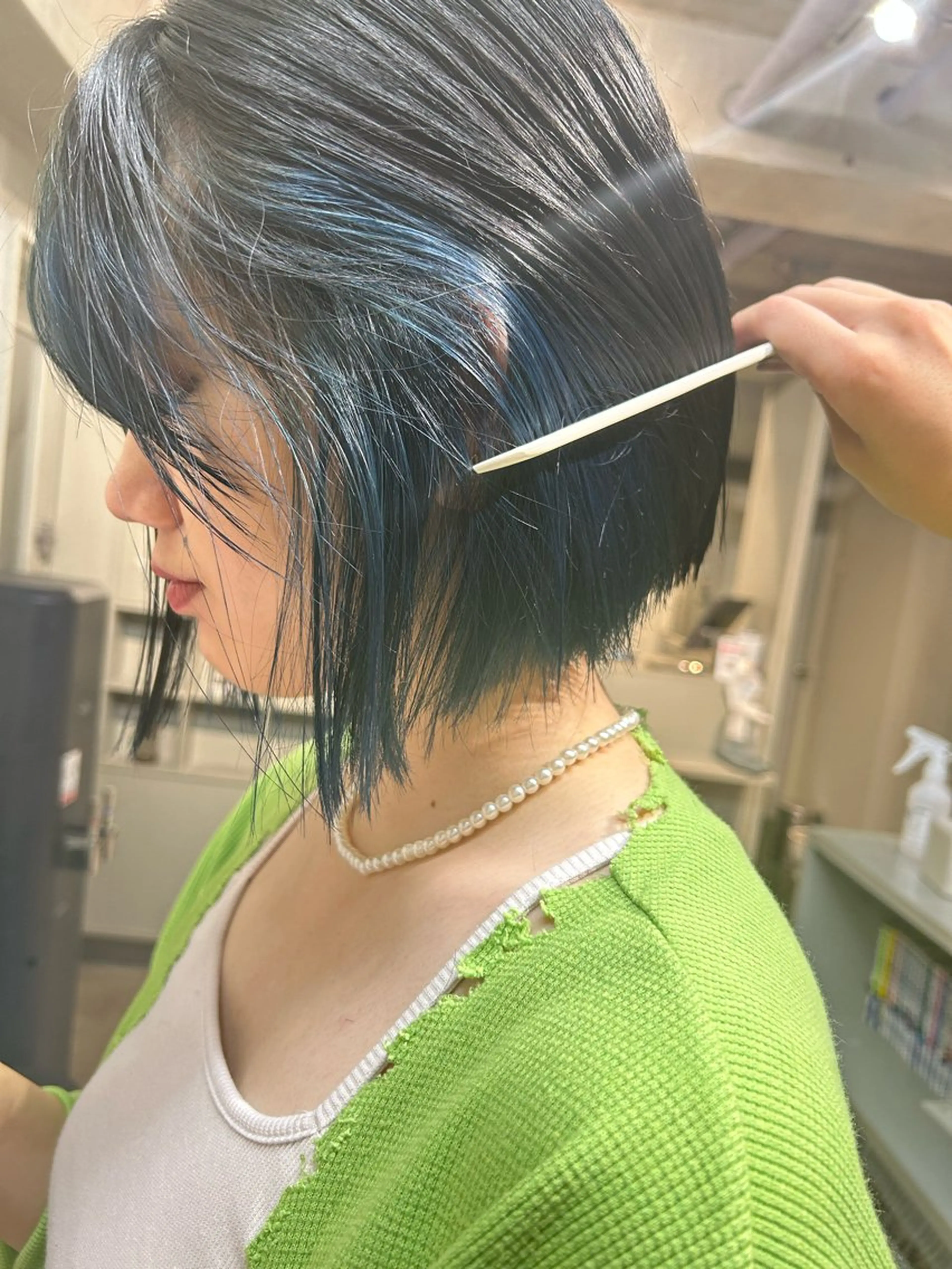 ショート ボブ レイヤーパーマ🪐 伽羅のヘアスタイル