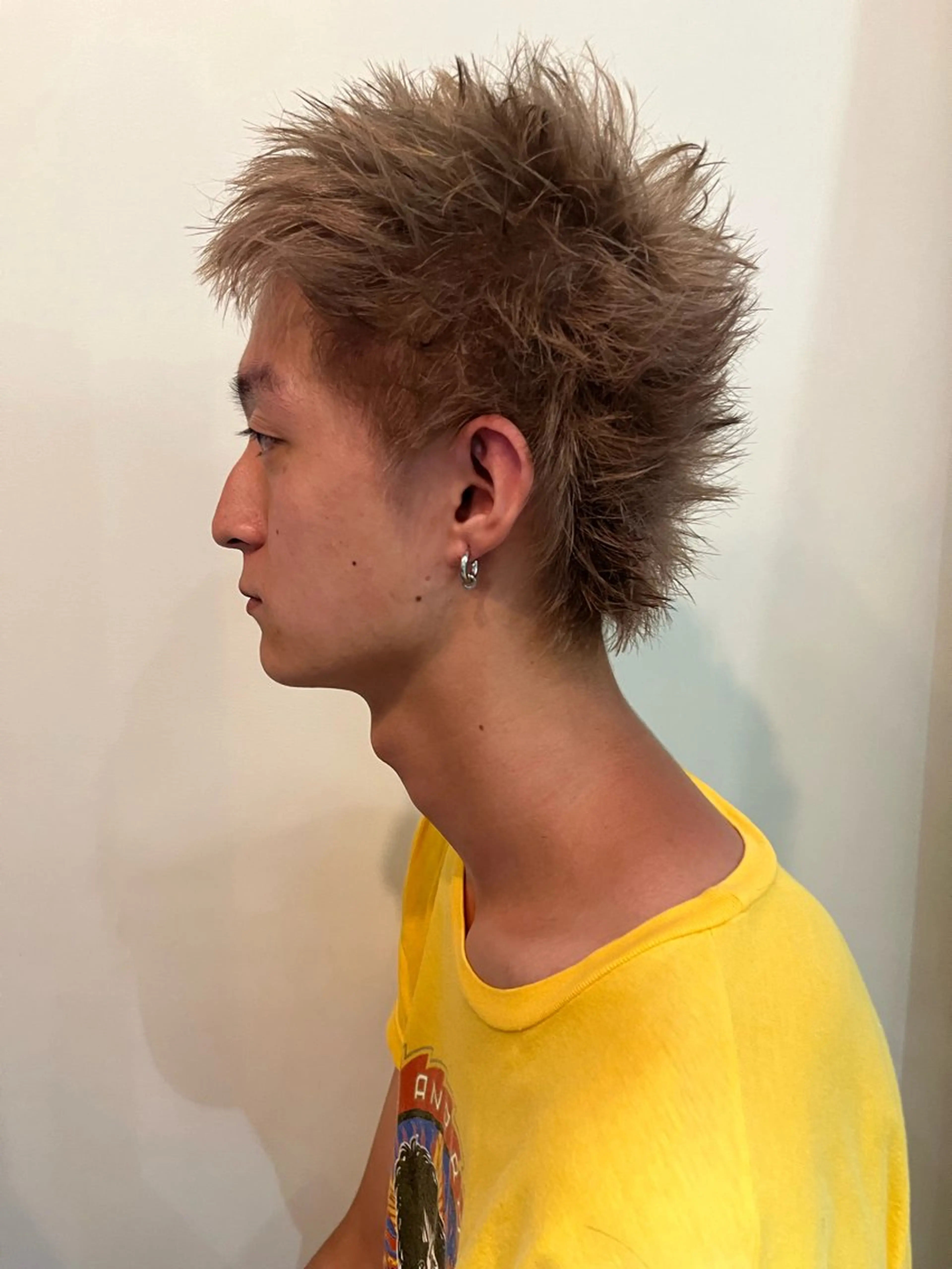 メンズ レイヤーカット\ウル フ　chinatsuのヘアスタイル