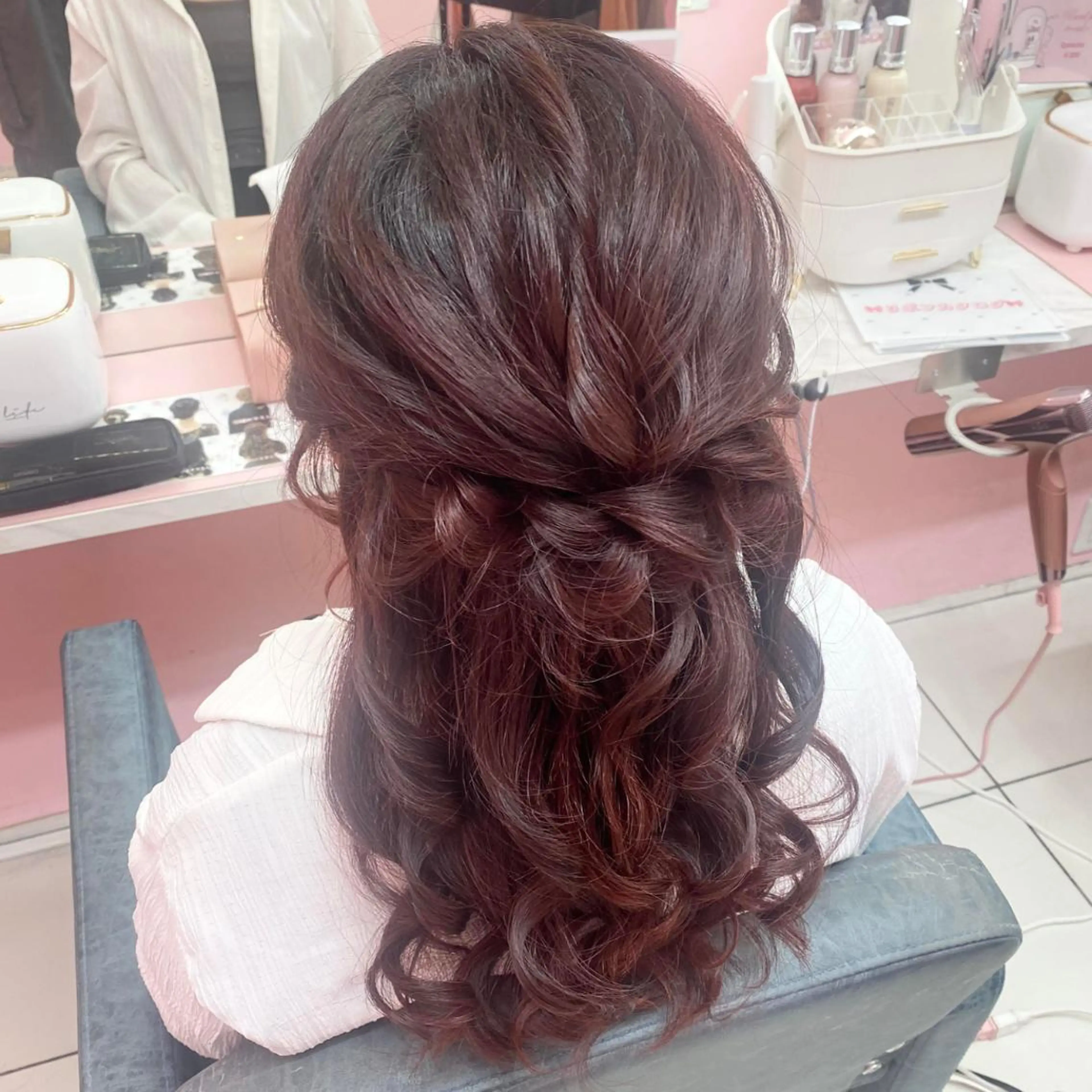 ヘアアレンジ ハーフアップ season Jr.のヘアスタイル