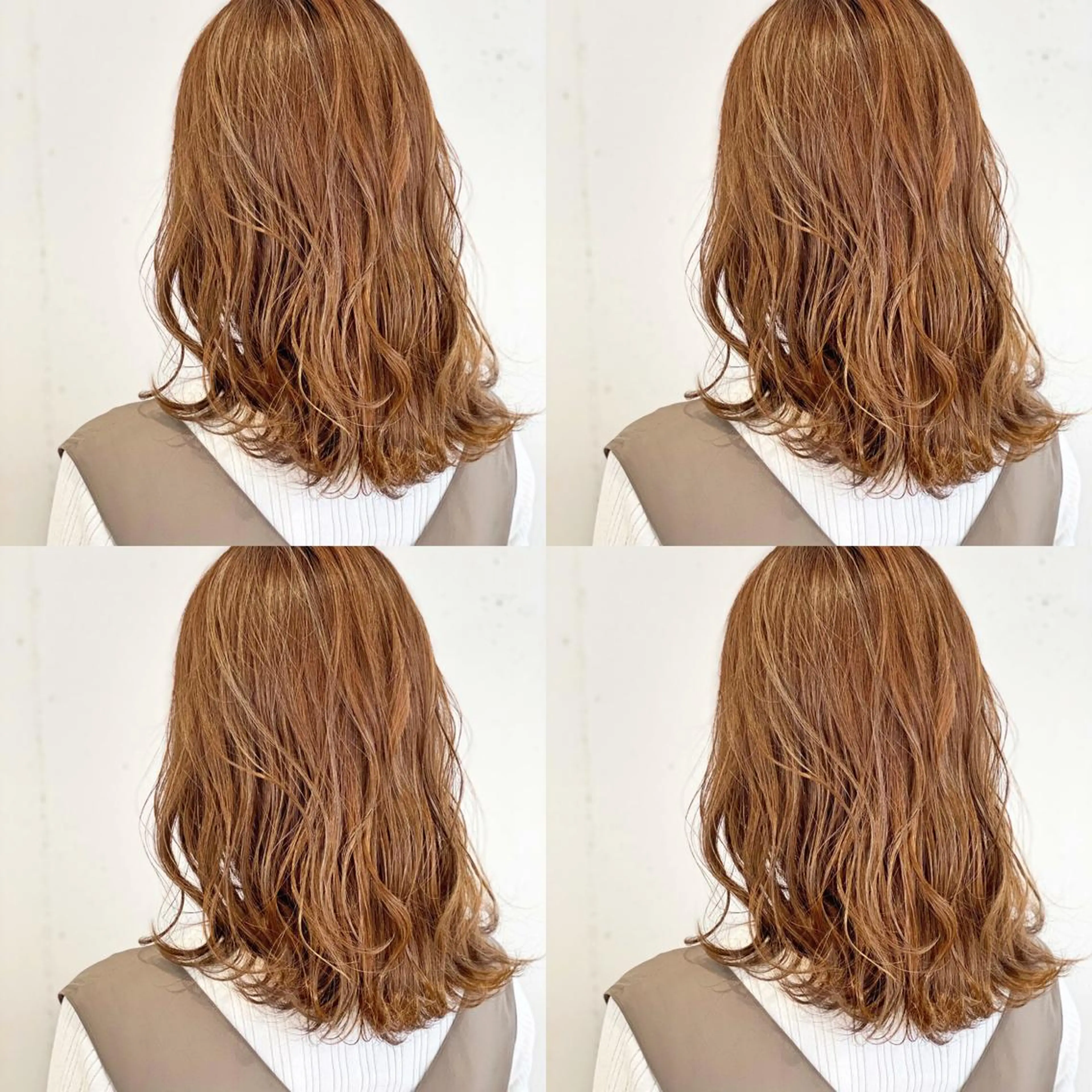 ミディアム ミルクティーベージュ 山本勝志のヘアスタイル