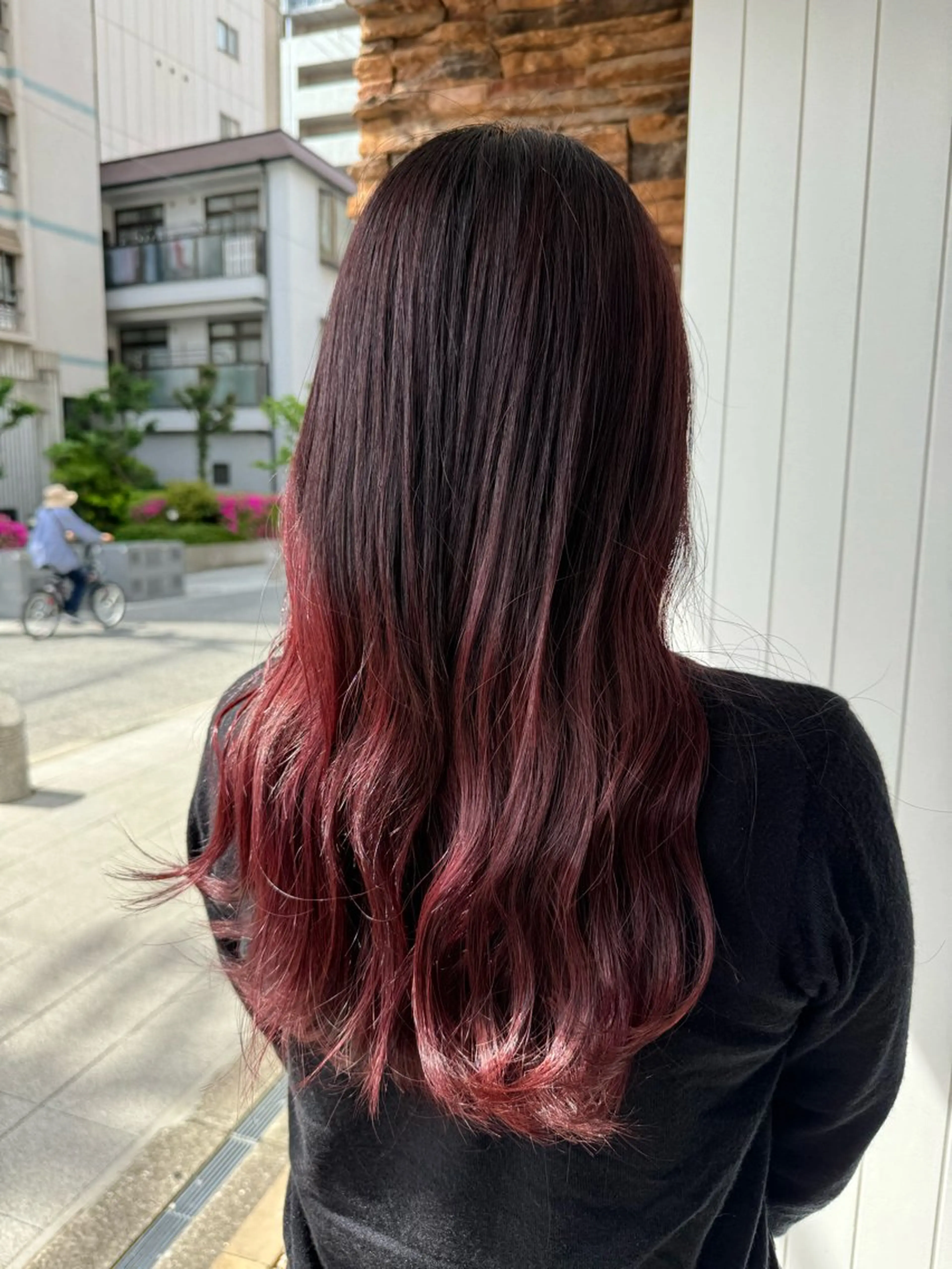 ロング カット ヘアカラー 小村 誠也のヘアスタイル