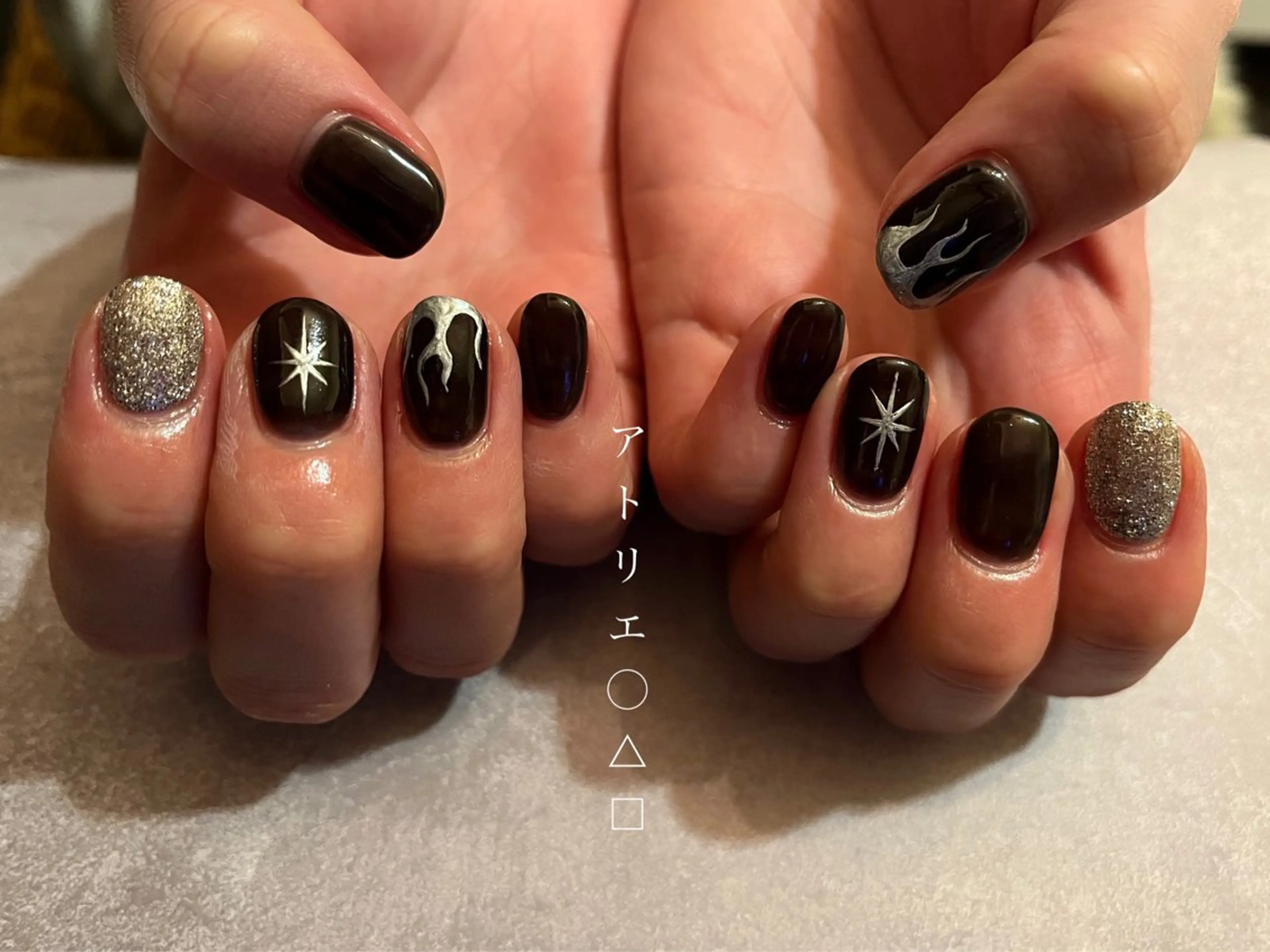 ネイル ハンドネイル アトリエ ○△□のネイルデザイン