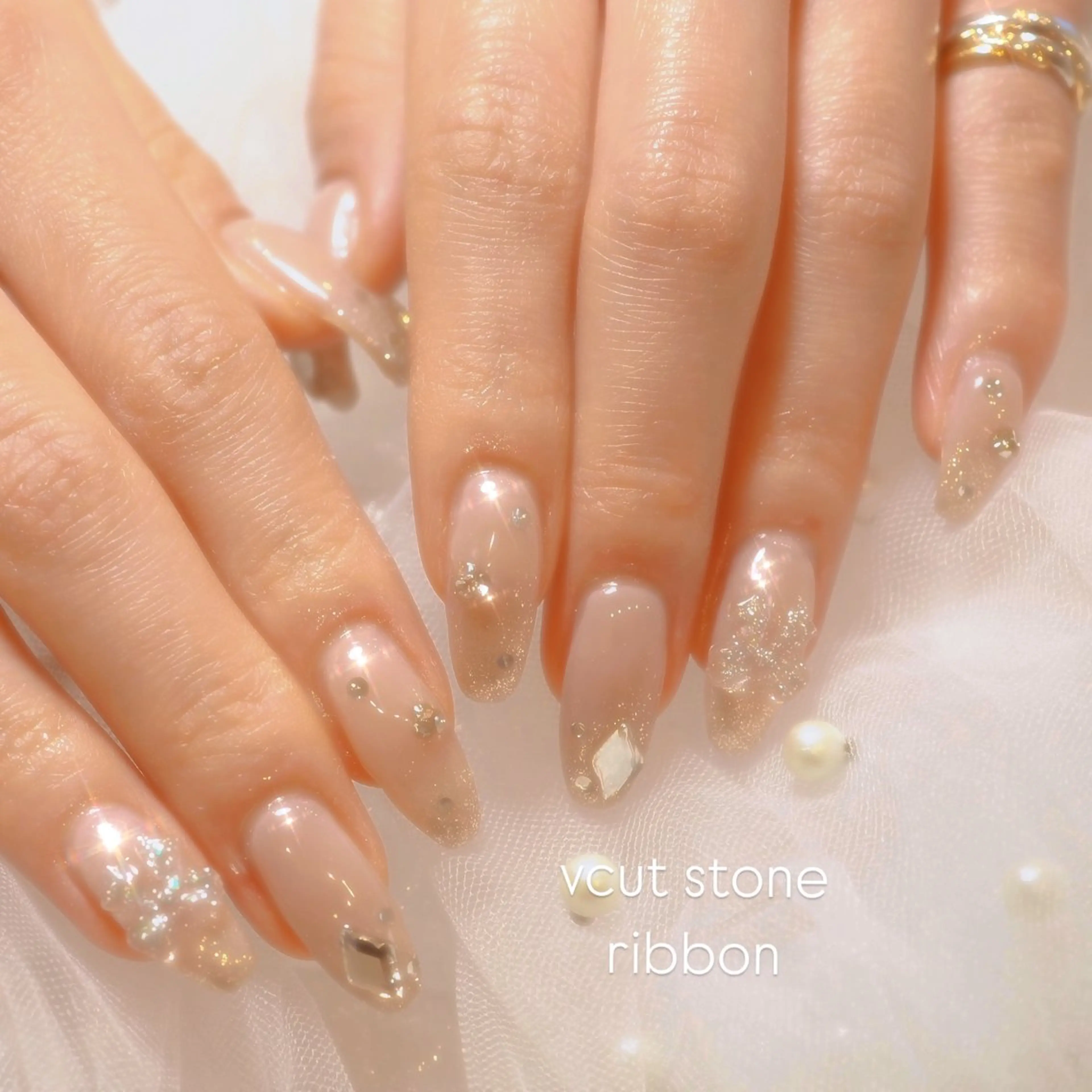 ネイル アートネイル 持ち込み 🫧ルミー ネイル博多🫧のネイルデザイン