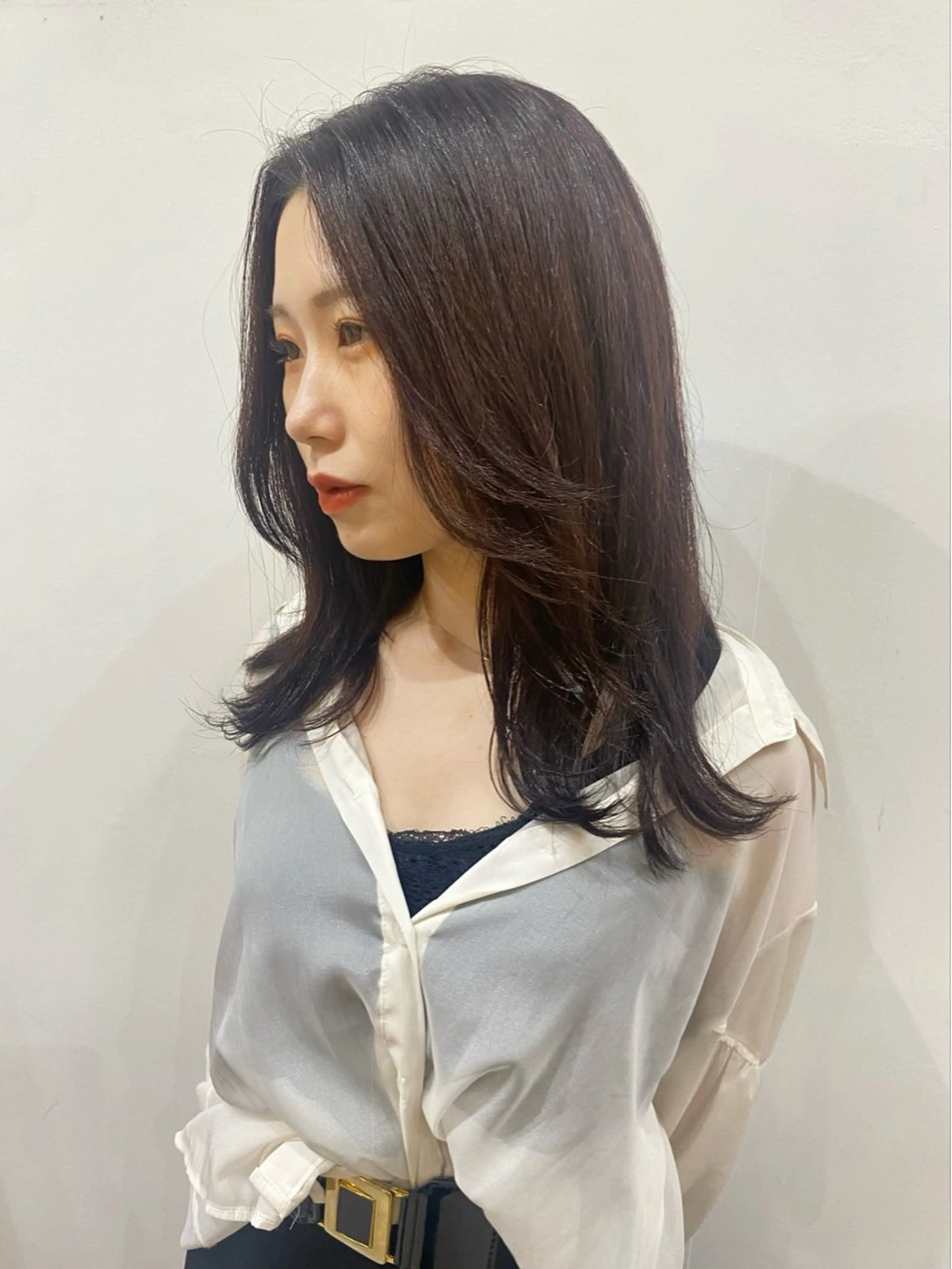 カラー ブラウンカラー 暖色、透明感カラー/ 杉本花🌼のヘアスタイル