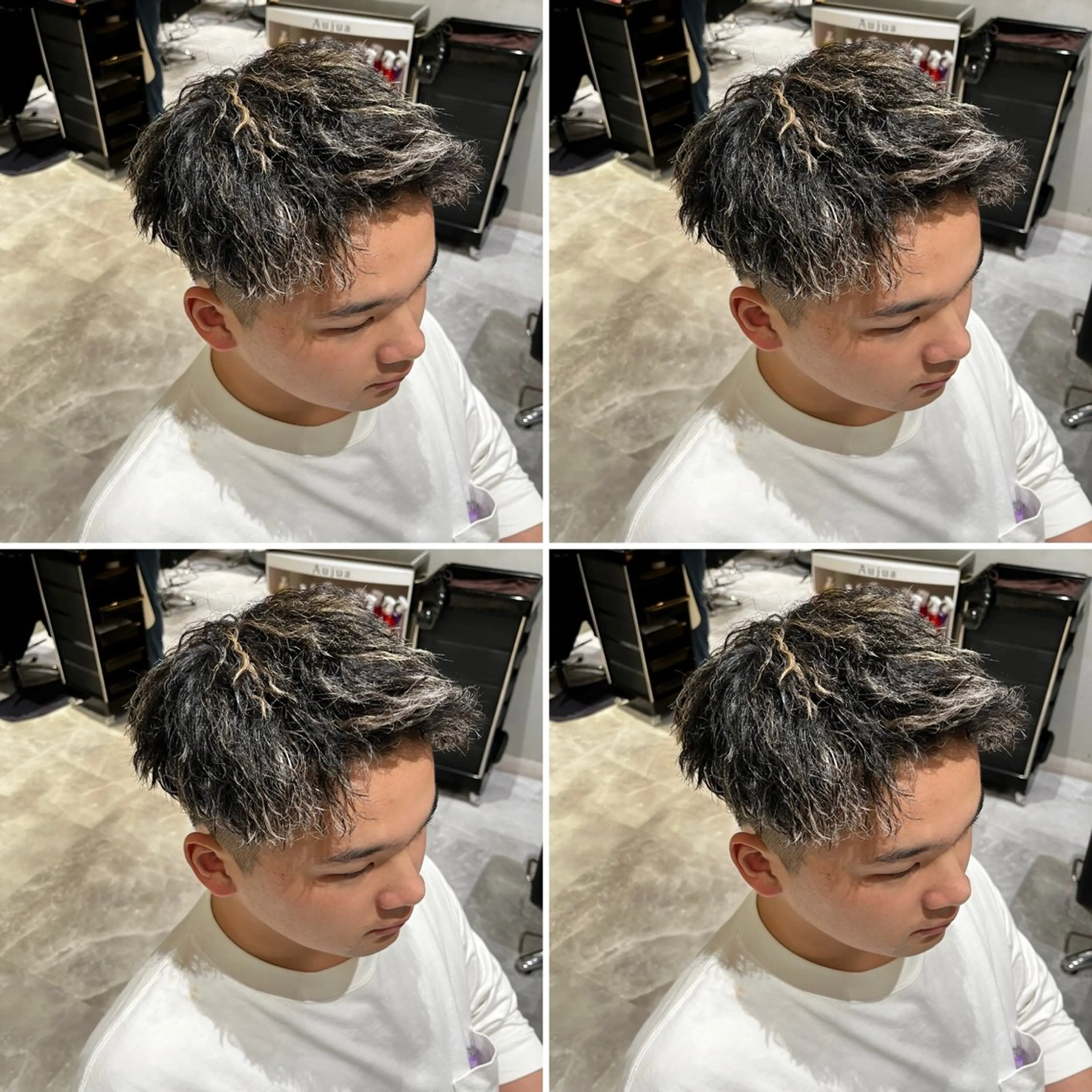 カラー パーマ メンズ カット ヘアカラー パーマ トリートメント ヘアセット 👑メンズパーマ特化 店長望月謙二郎👑のヘアスタイル
