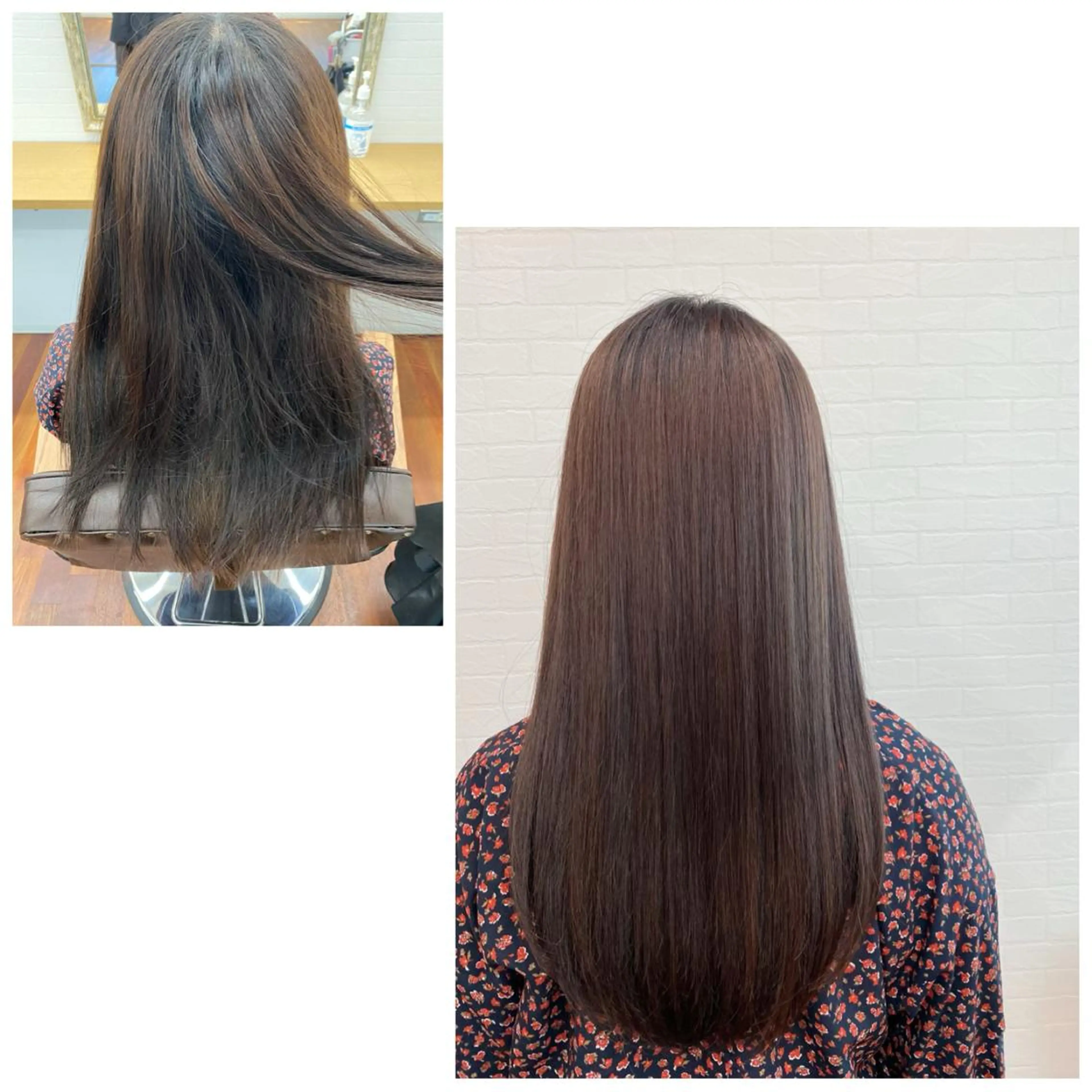 セミロング パーマ 縮毛矯正 GRANLUSSO 〜グランルッソ駅前店所属・木口 嘉美のヘアスタイル