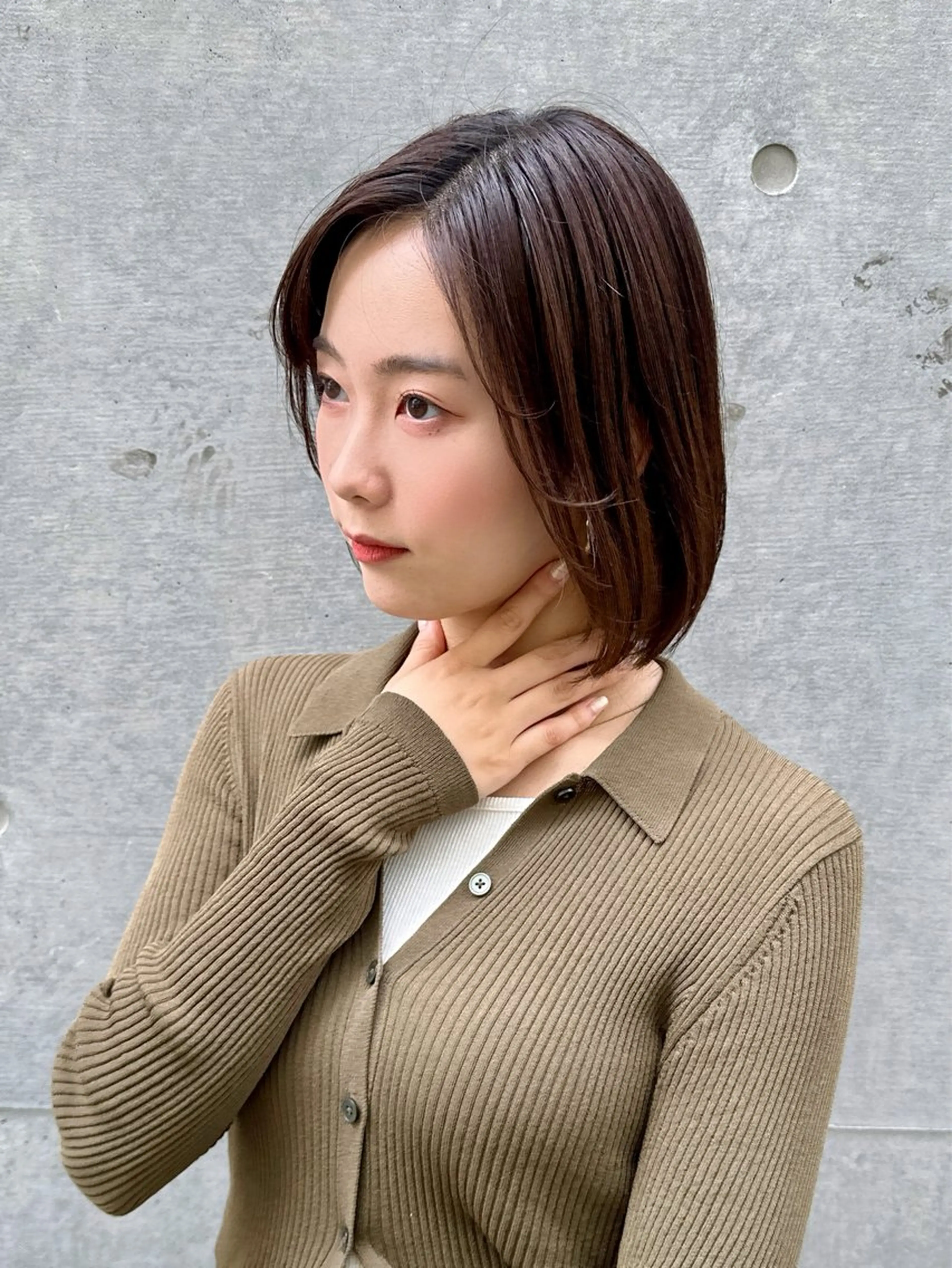 ショート カット ヘアカラー トリートメント ヘッドスパ レイヤーボブ/ 髪質改善/佐々木駿弥のヘアスタイル