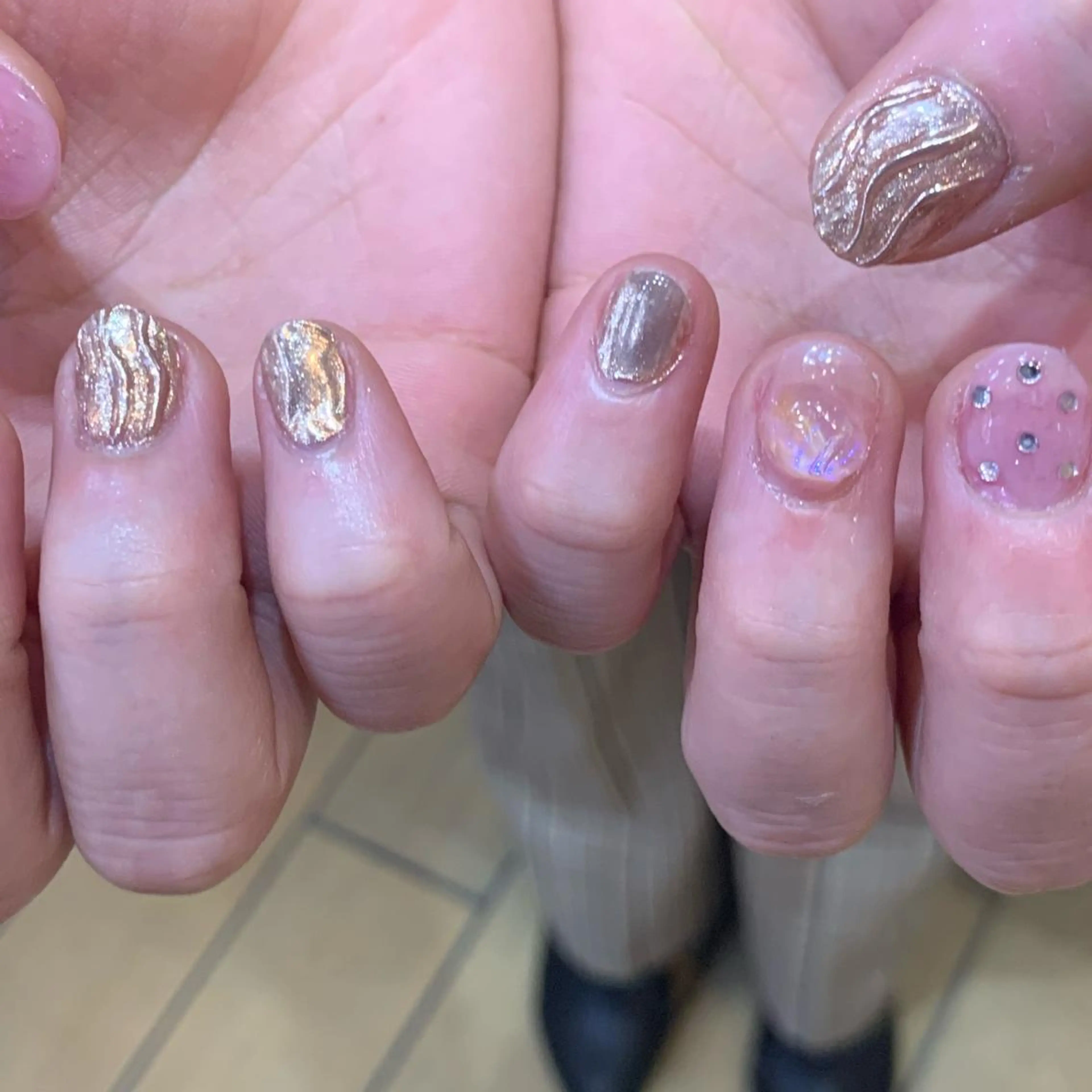 ネイル 平野葵🎀 hair/nailのネイルデザイン