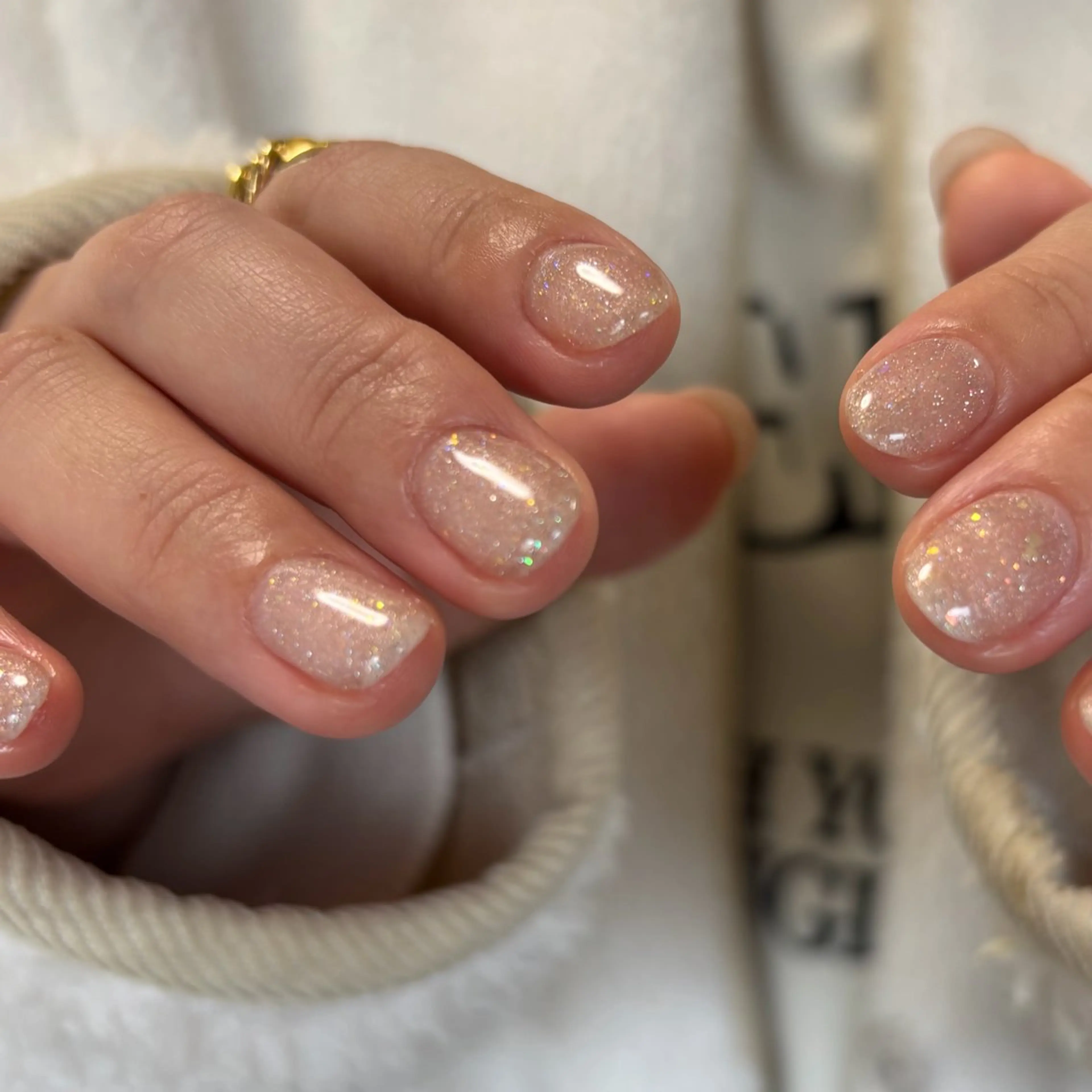 ネイル キラキラネイル ハンドネイル yu-il 国分寺ネイルサロンのネイルデザイン