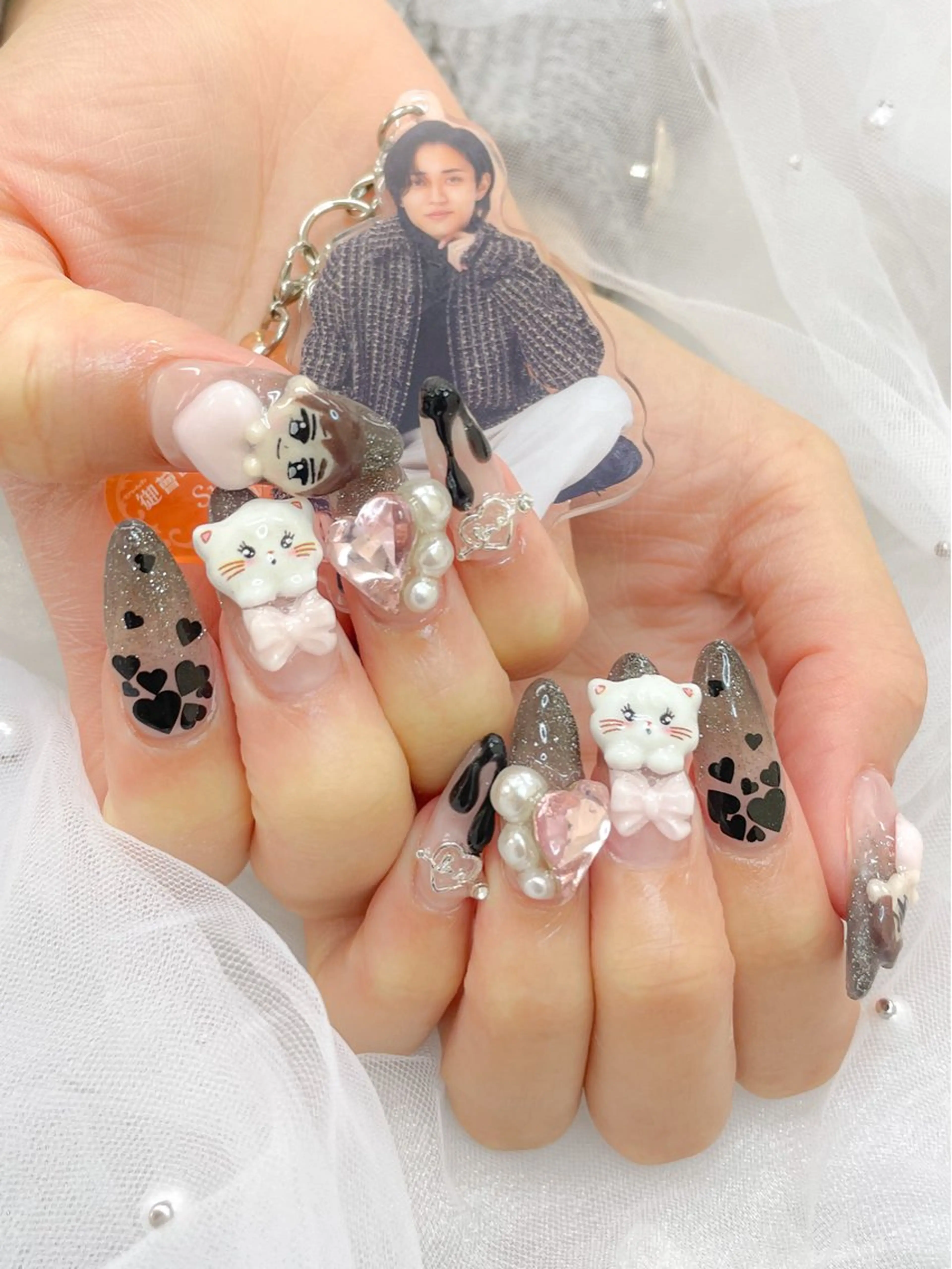 ネイル 持ち込み ハンドネイル 五十嵐 美智のネイルデザイン