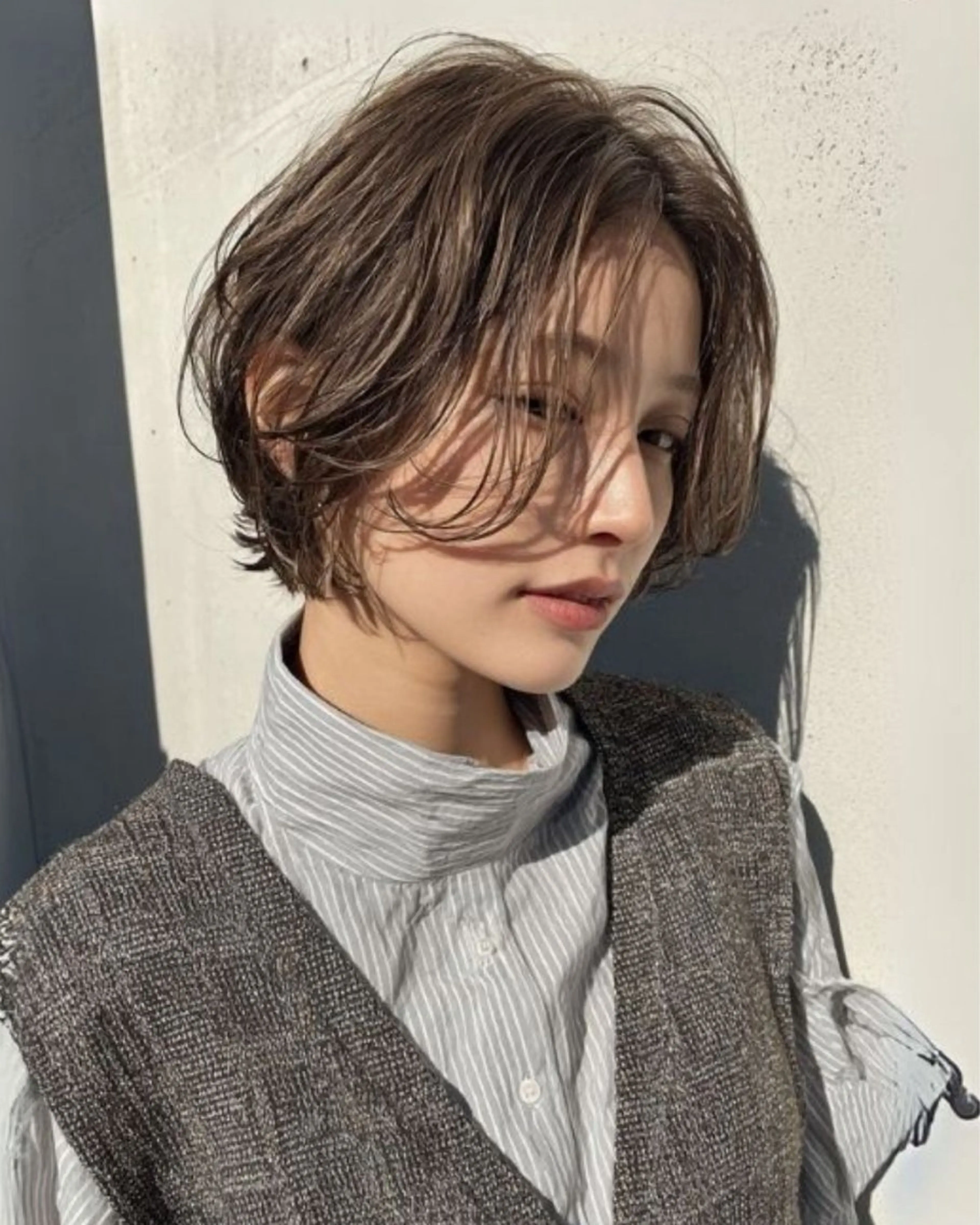 ショート カット ヘアカラー トリートメント 🐝 朝ラク・扱いや すいボブ／専門🐝のヘアスタイル