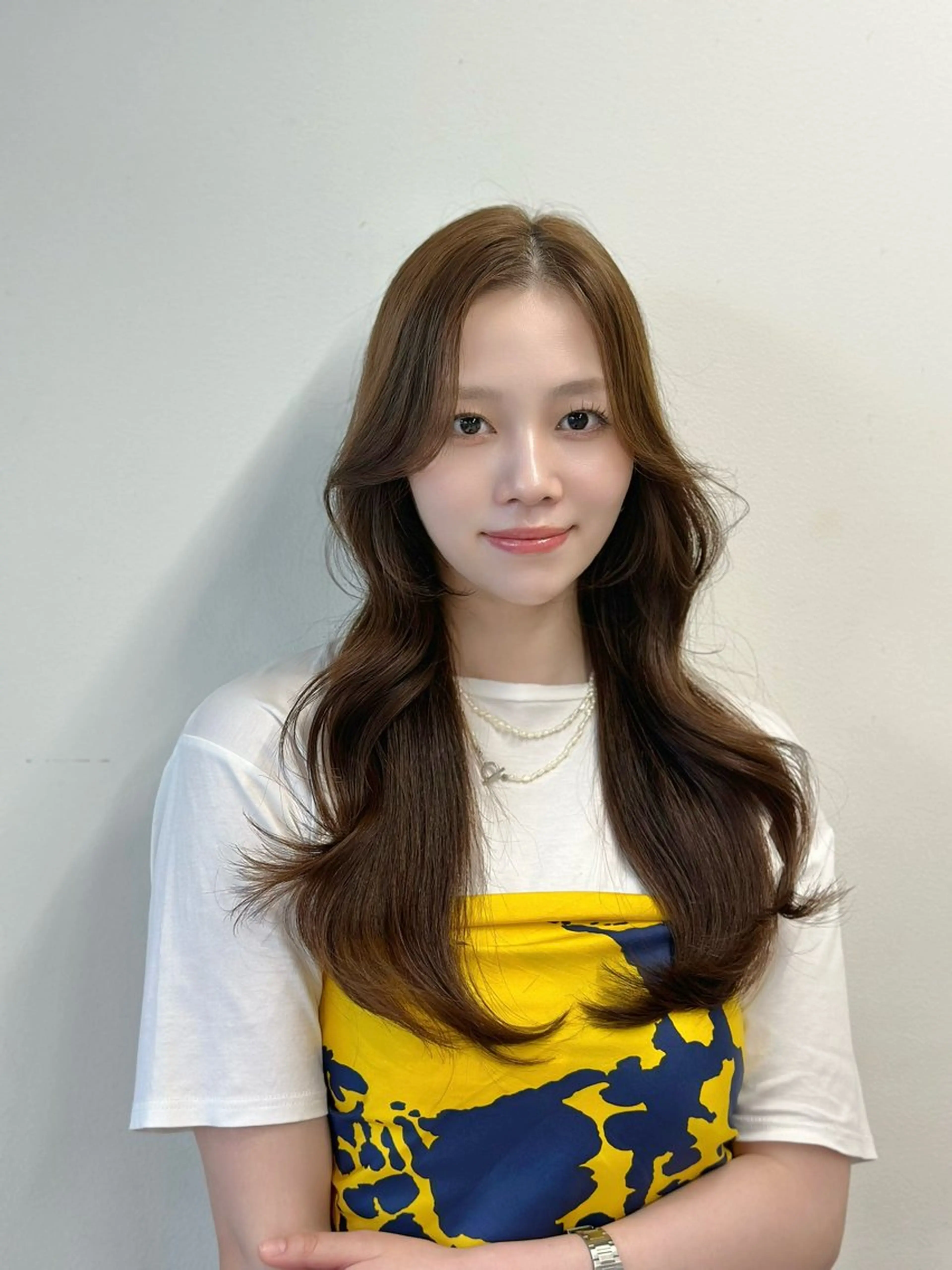 ロング カラー パーマ ヘアアレンジ FERiCIA.  表参道所属・レイヤーカット 🪄吉野翔悟のヘアスタイル