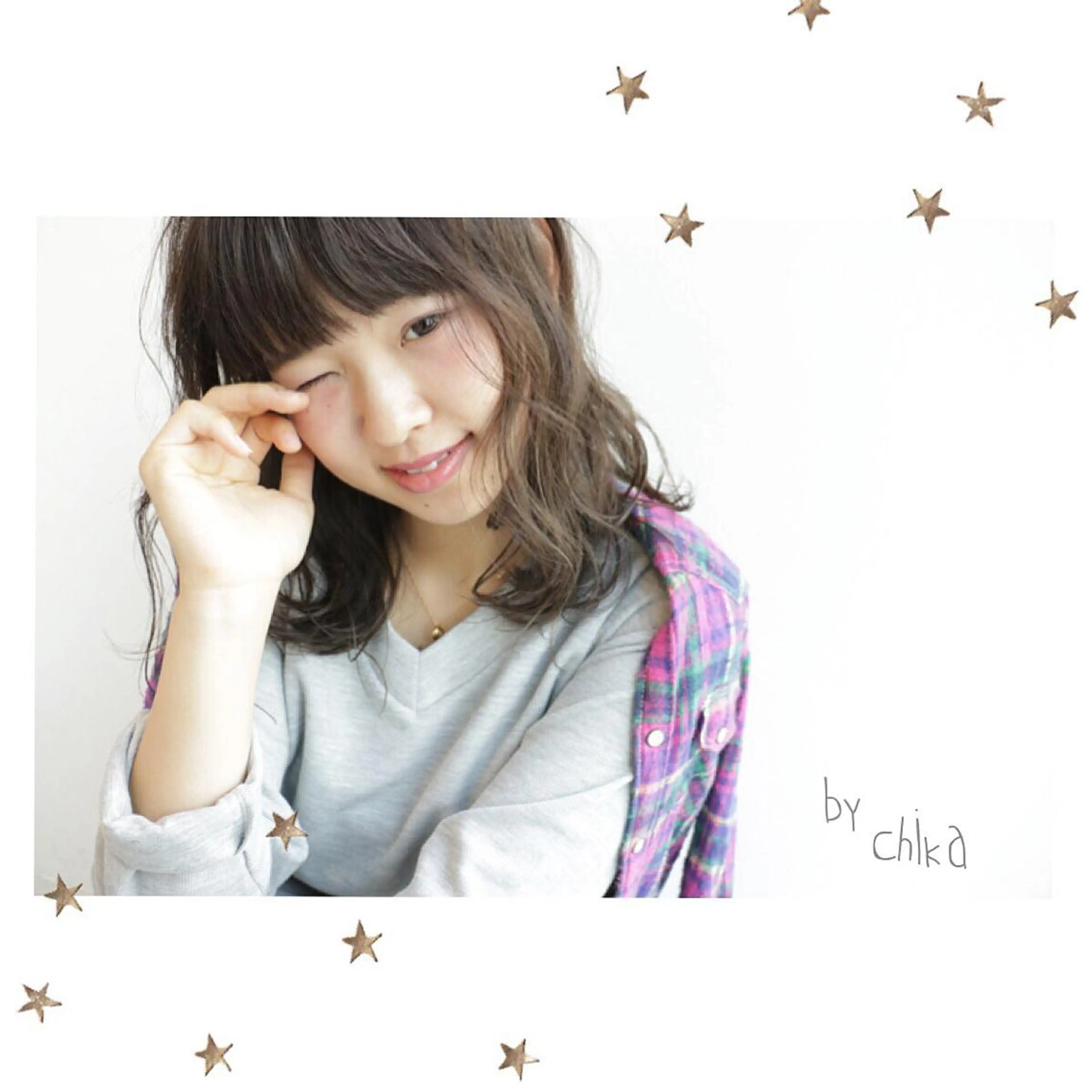 ミディアム salon AKIRA所属・市川 千夏のヘアスタイル