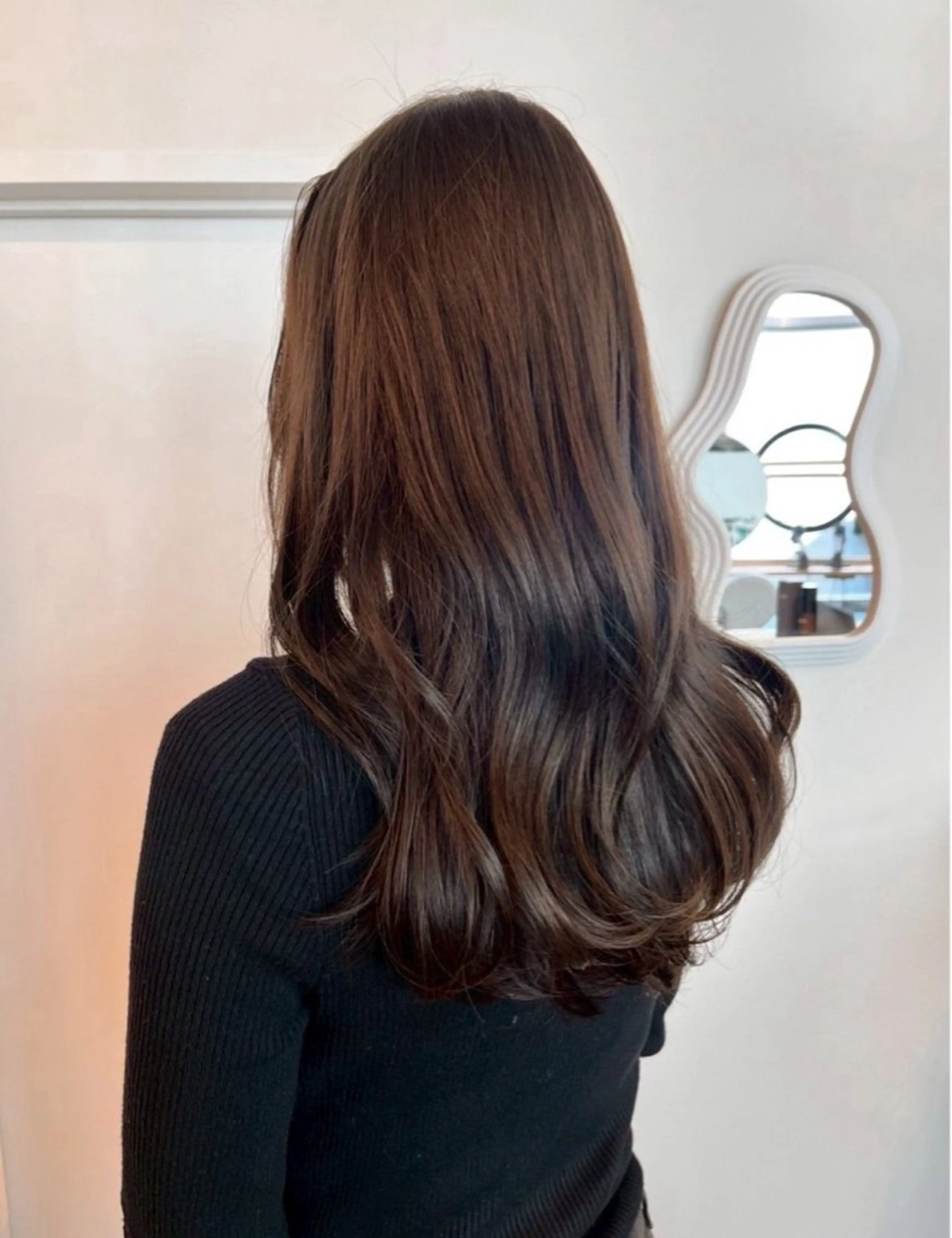 セミロング カラー uni/haruhi ☀️透明感カラーのヘアスタイル