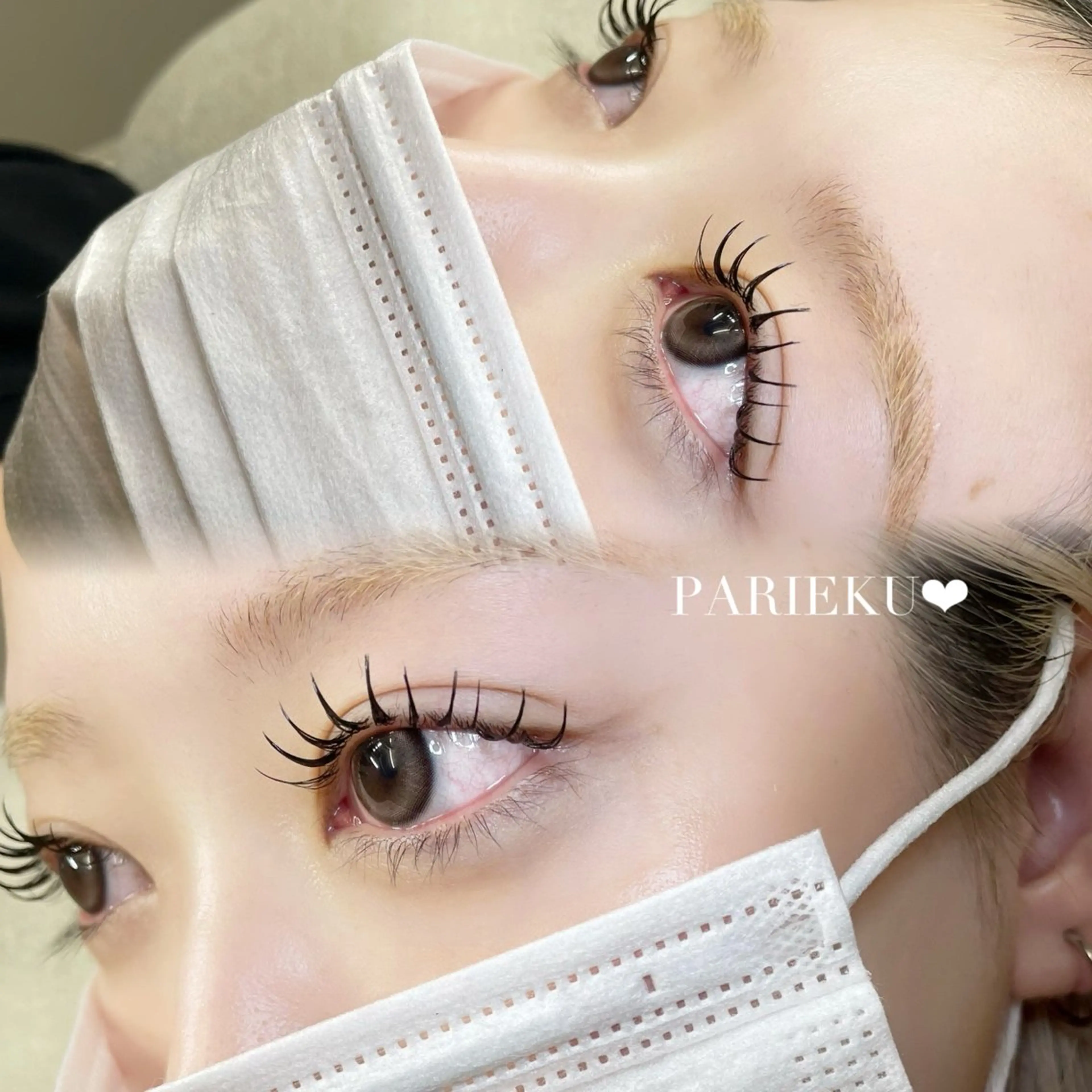 【パリエク100本♡】パリジェンヌ＋マツエク100本✦（オフ・アイシャンプー込み）の写真