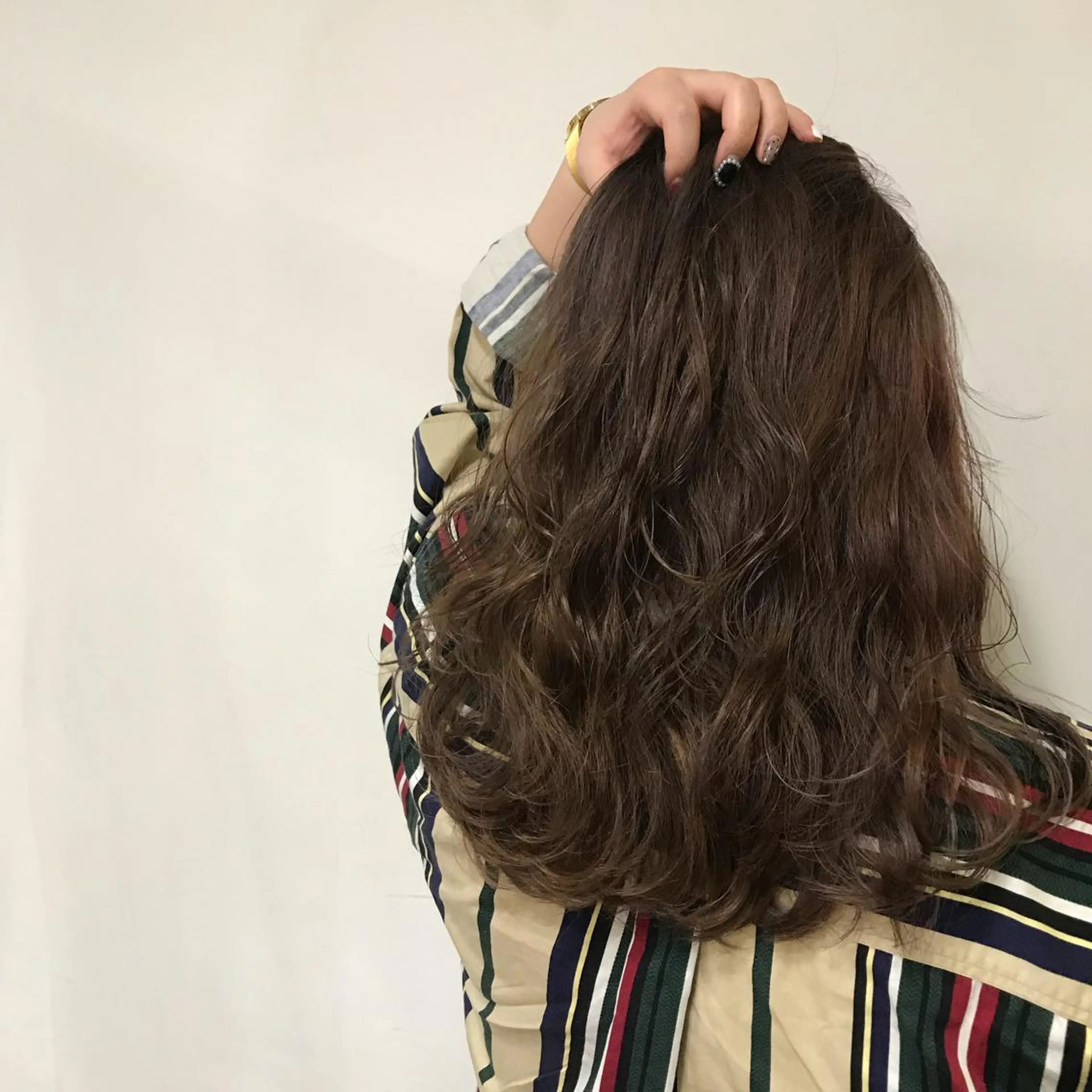 セミロング カラー ベージュカラー パープルカラー ヘアカラー トリートメント レイヤー/顔周り /AKARIのヘアスタイル