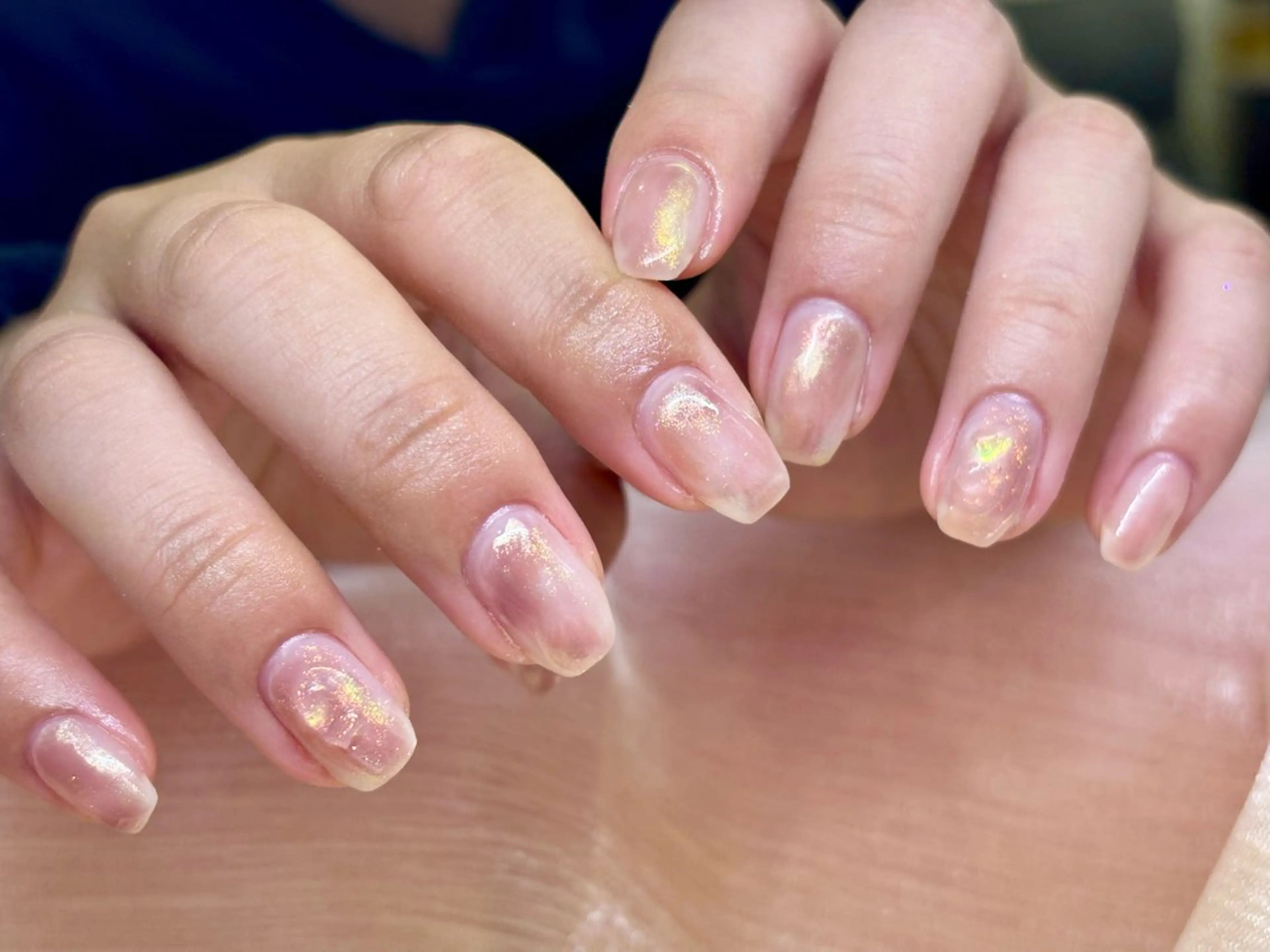 ネイル ニュアンスネイル 春ネイル ハンドネイル ハンドケア ETE LUNA NAILのネイルデザイン