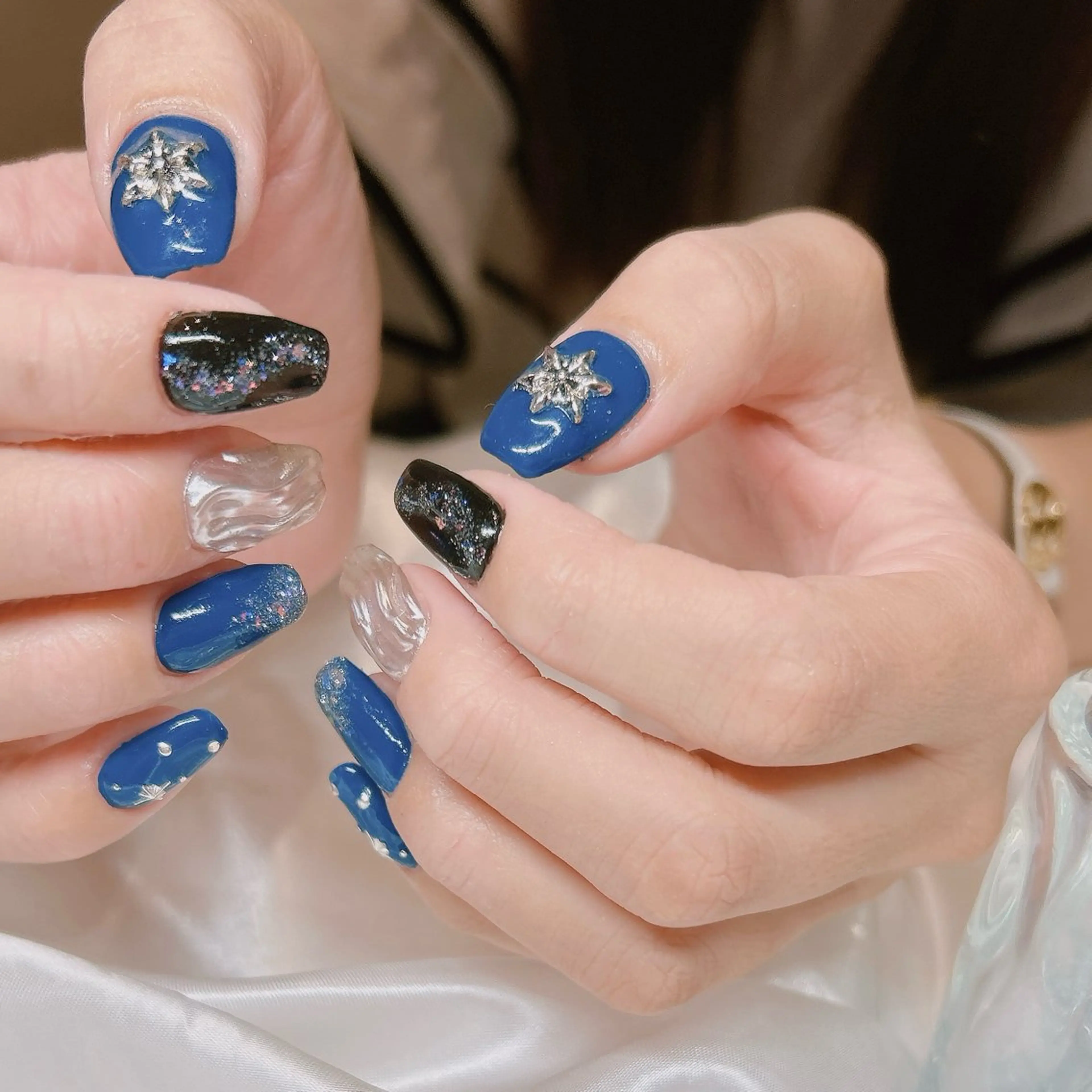 ネイル ハンドネイル junna のぞいてねのネイルデザイン