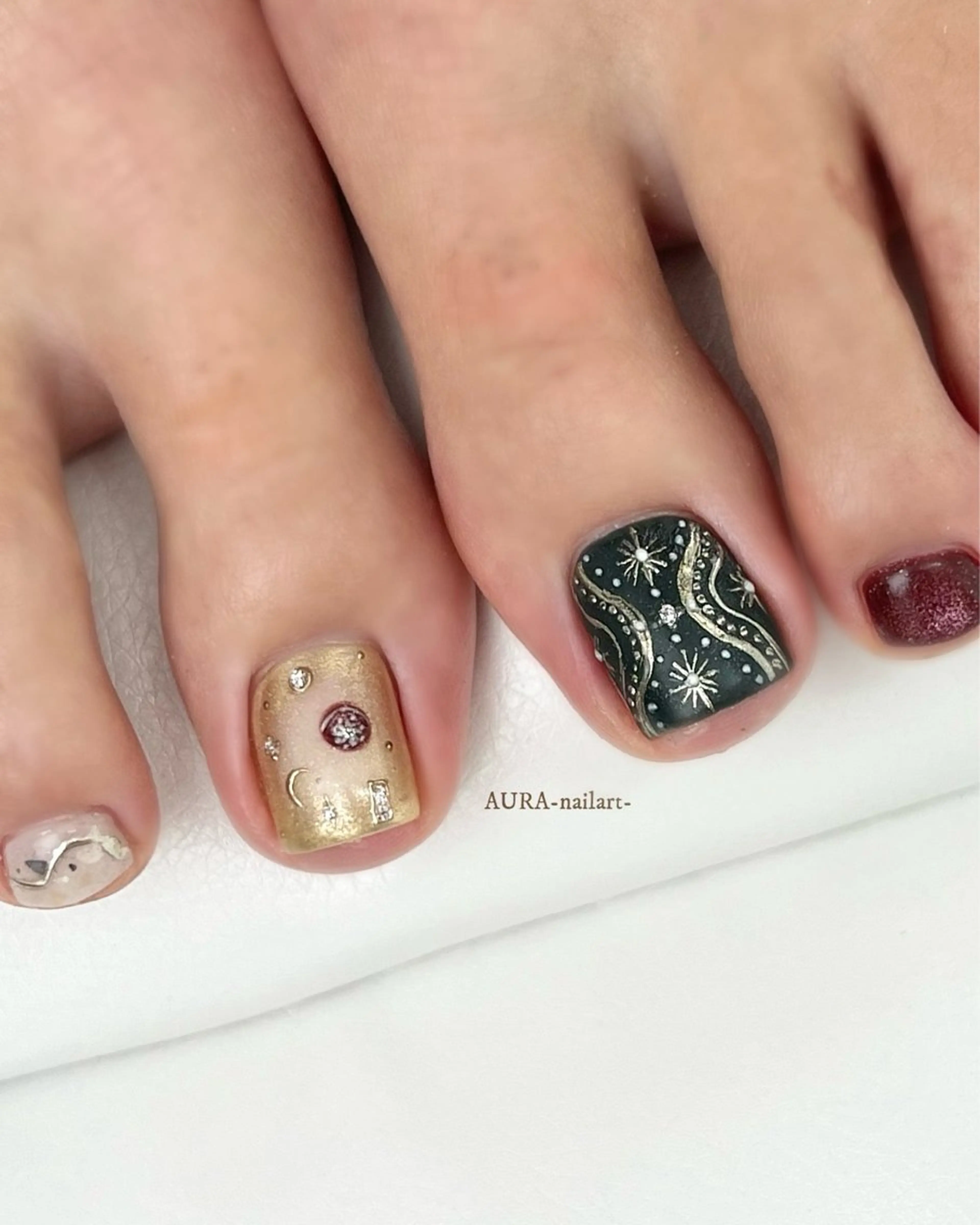 ネイル AURA nailartのネイルデザイン