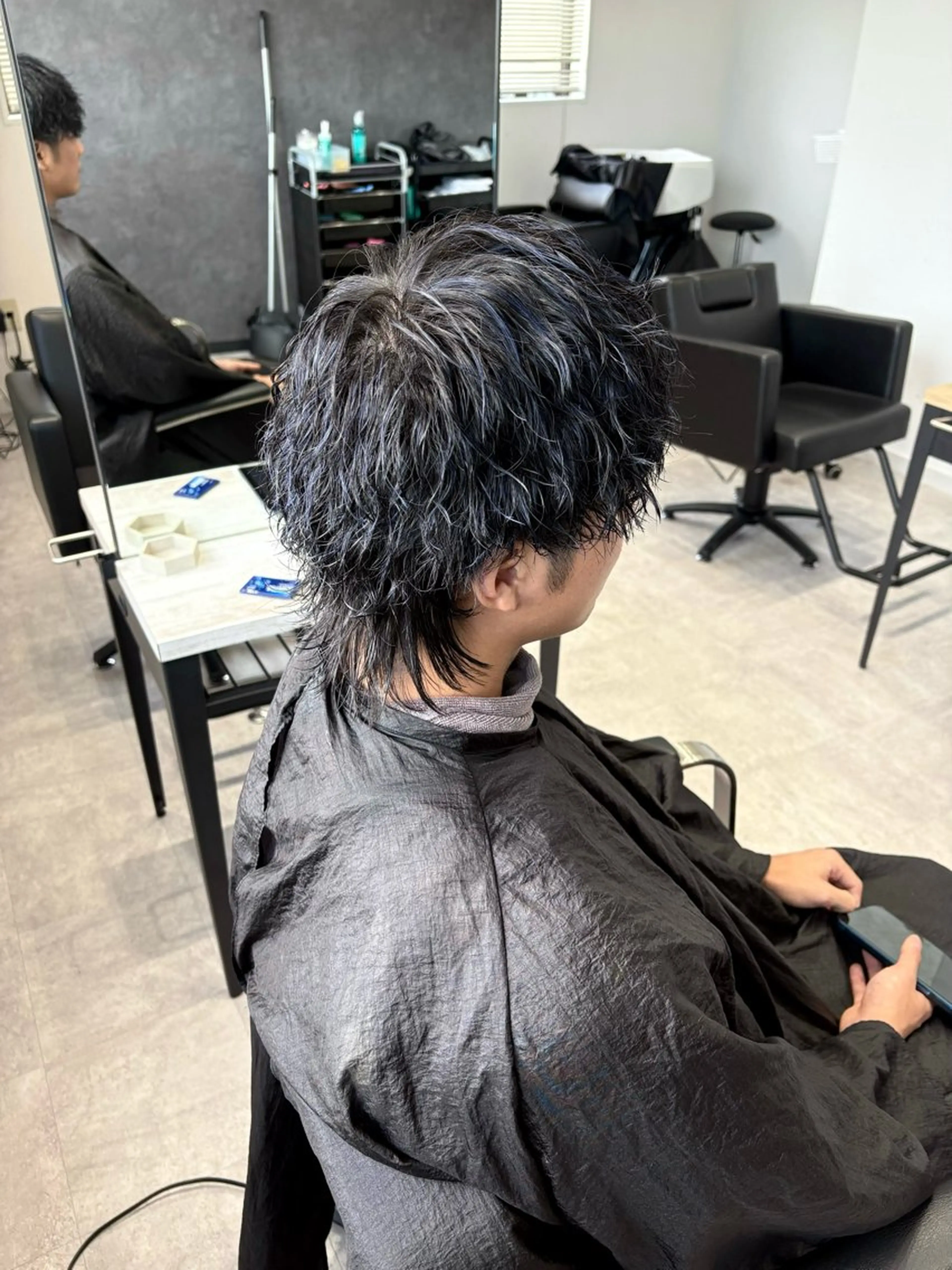 【 ご新規様限定 】men's カット＋メッシュ＋ツイストスパイラルパーマ＋専用トリートメント✨️の写真