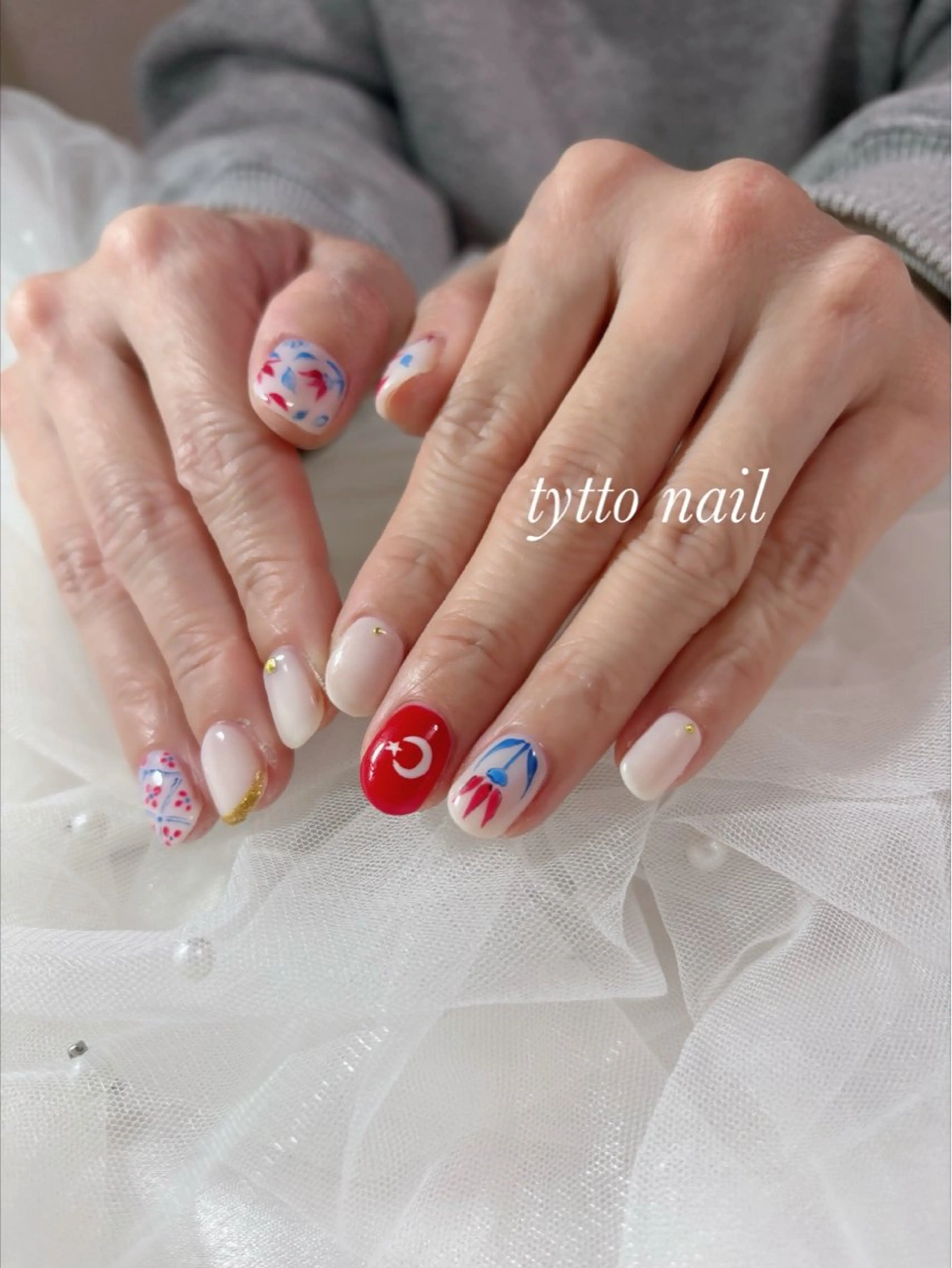 ネイル ハンドネイル tytto nail ❤︎‪‪eri‪‪のネイルデザイン