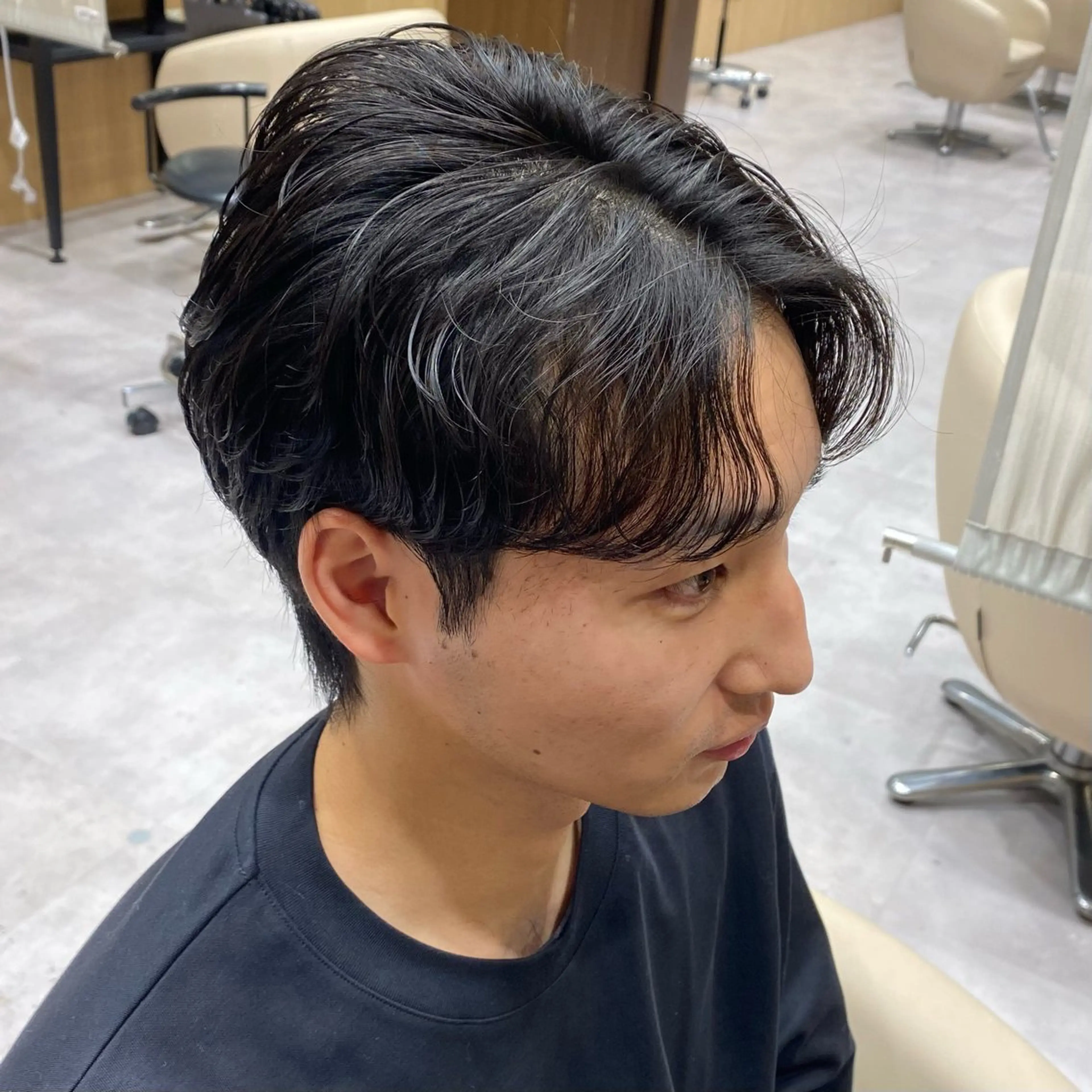 ショート パーマ メンズ UNIX所属・村上翼/ハンサム ショート/パーマのヘアスタイル