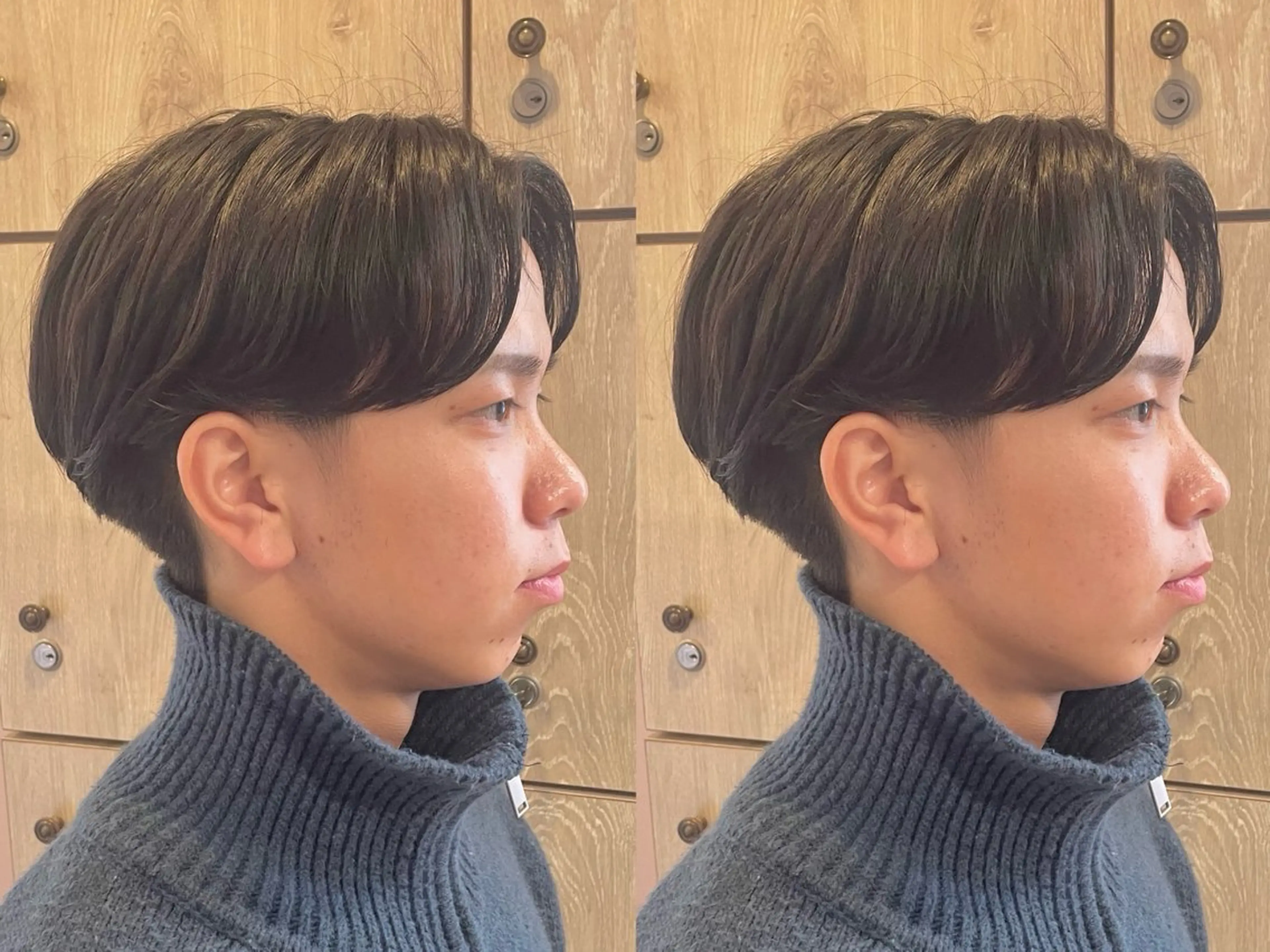 メンズ カット パーマ 夏向/ハイトーン /パーマのヘアスタイル