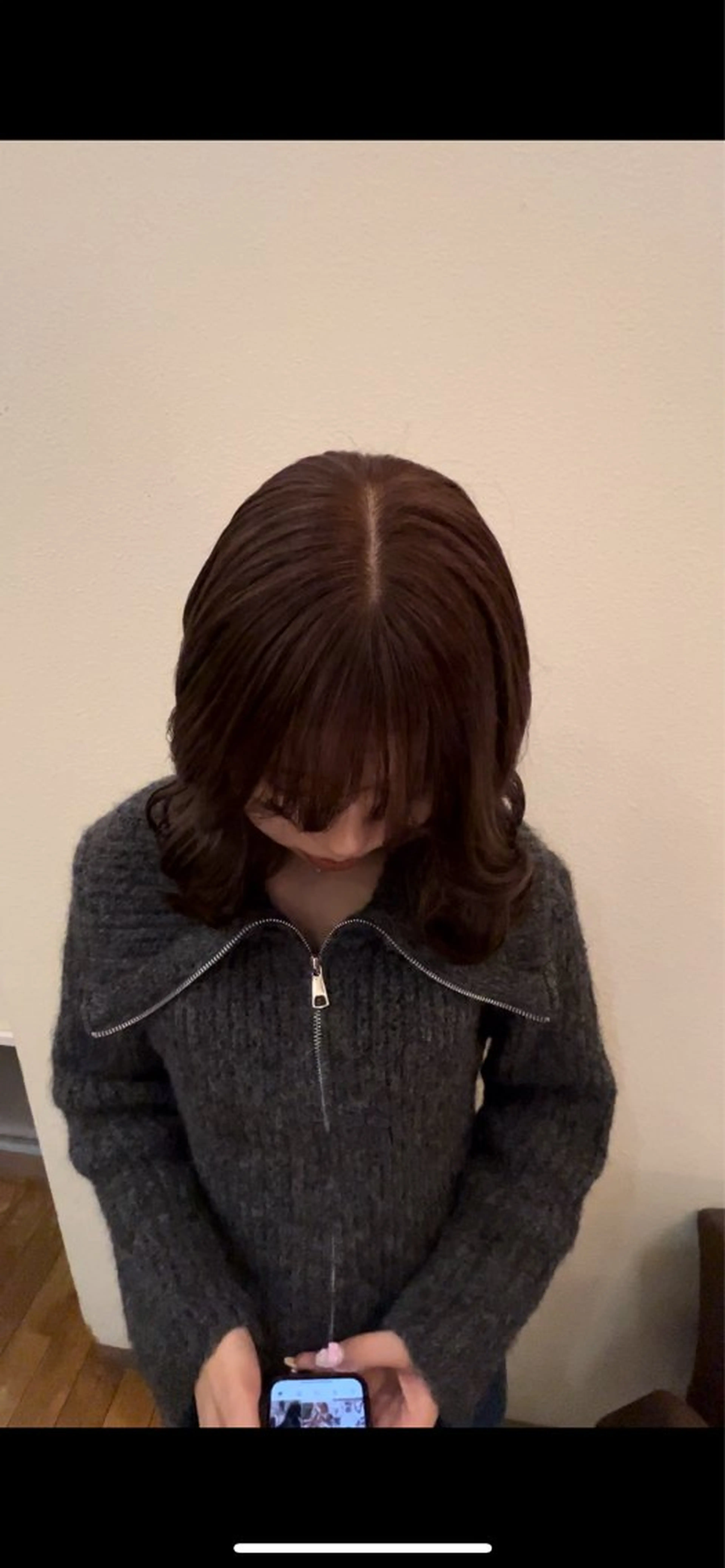 ミディアム カラー 似合わせパーマ🎀 モデル募集中のヘアスタイル