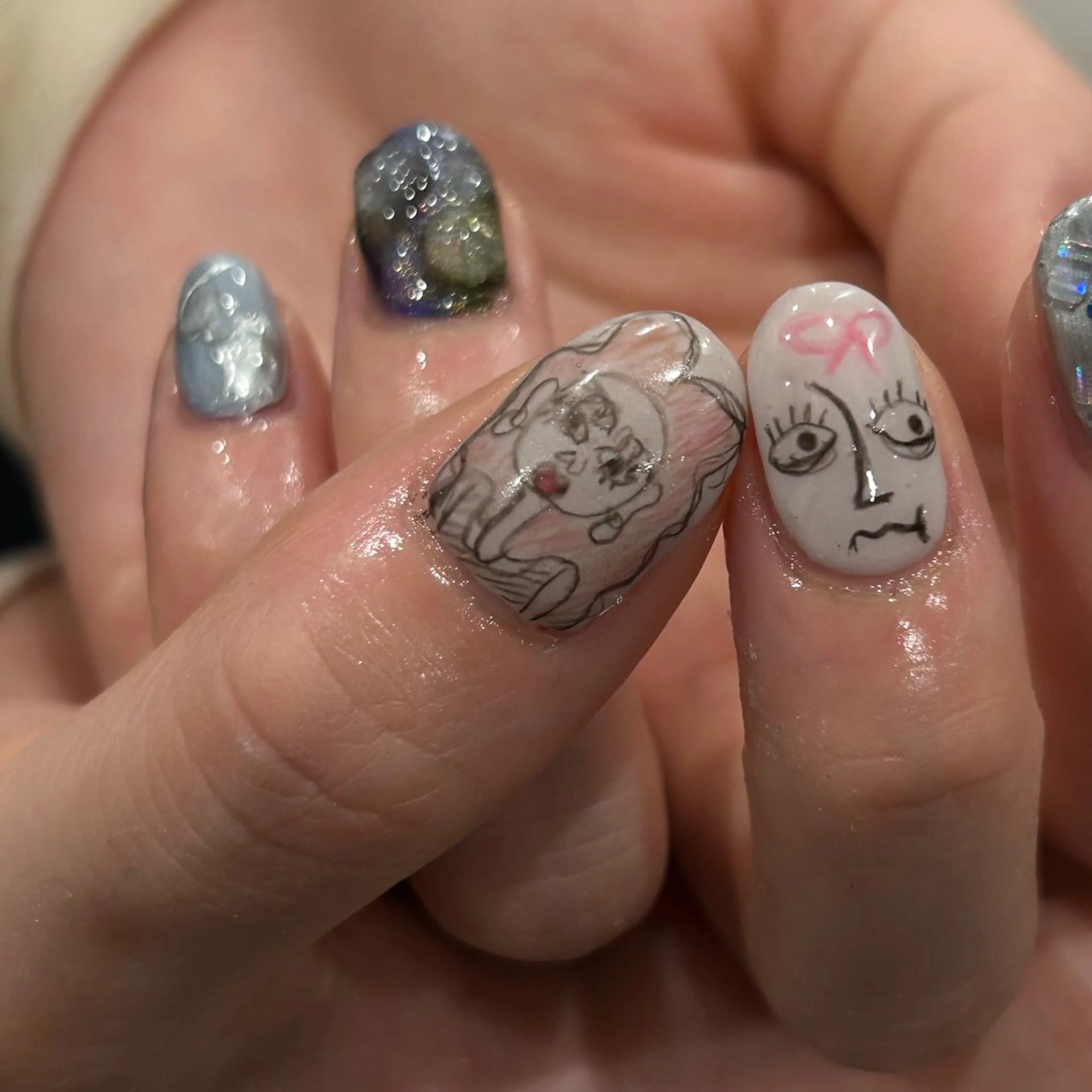 ネイル ハンドネイル ハンドケア OAK所属・個性派ネイル シノのネイルデザイン