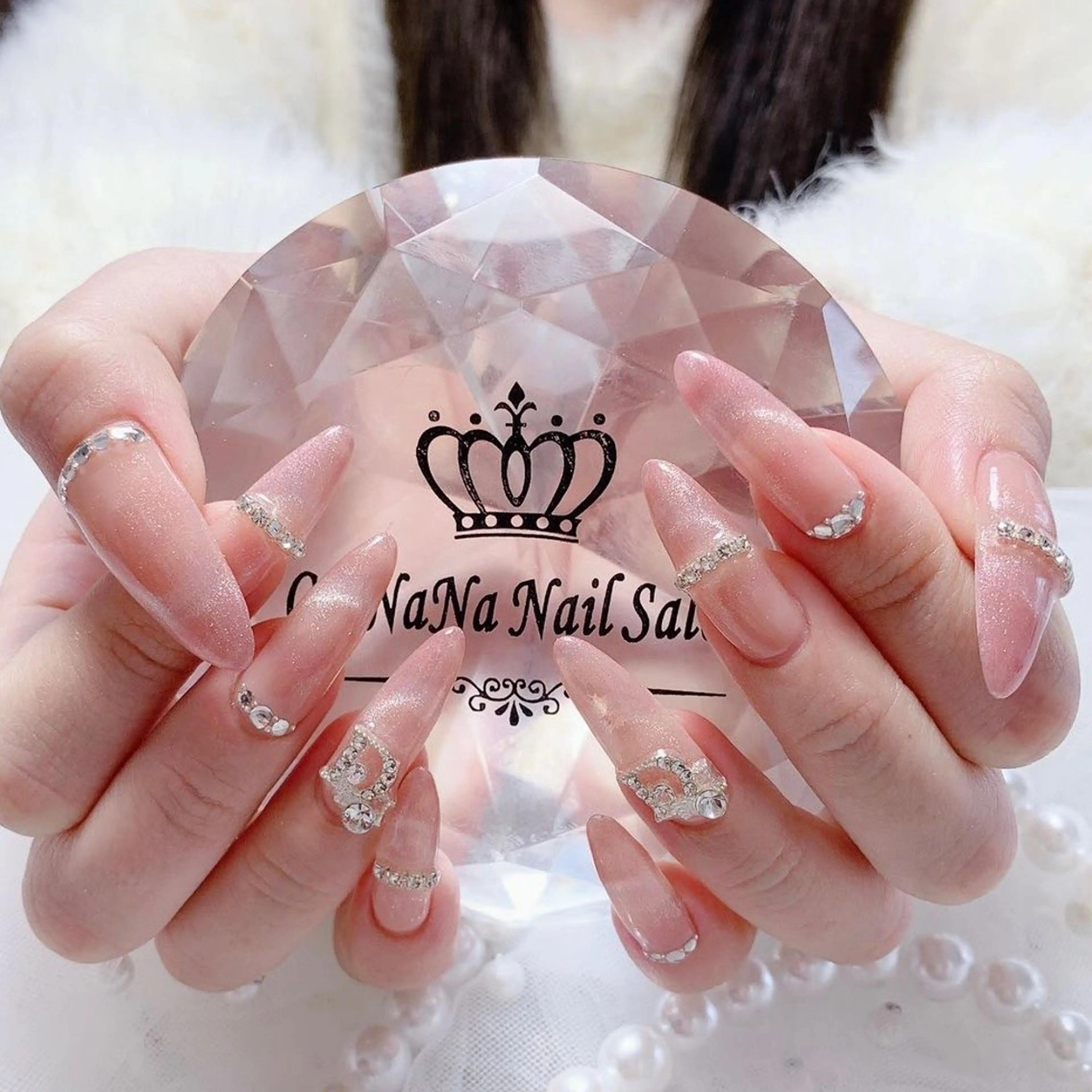 【1日2名限定見れてる今お🉐】✨スカルプ長さだし持ち込みデザイン(ジェルオフ込み)ゴールド10本アートし放題🧸の写真