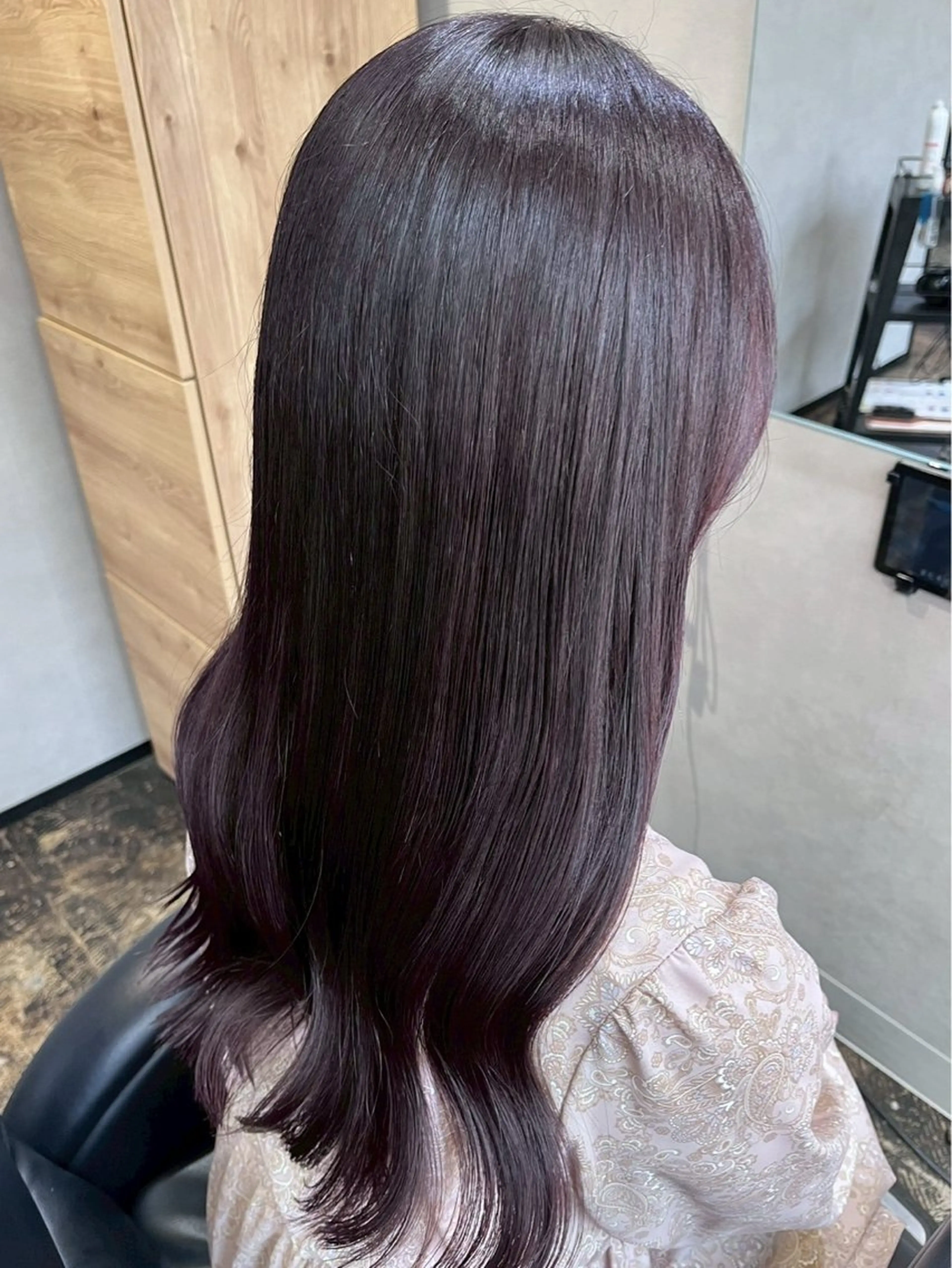 ロング カラー カット ヘアカラー トリートメント ハイトーン/韓国風/ 艶髪/吉祥寺のヘアスタイル