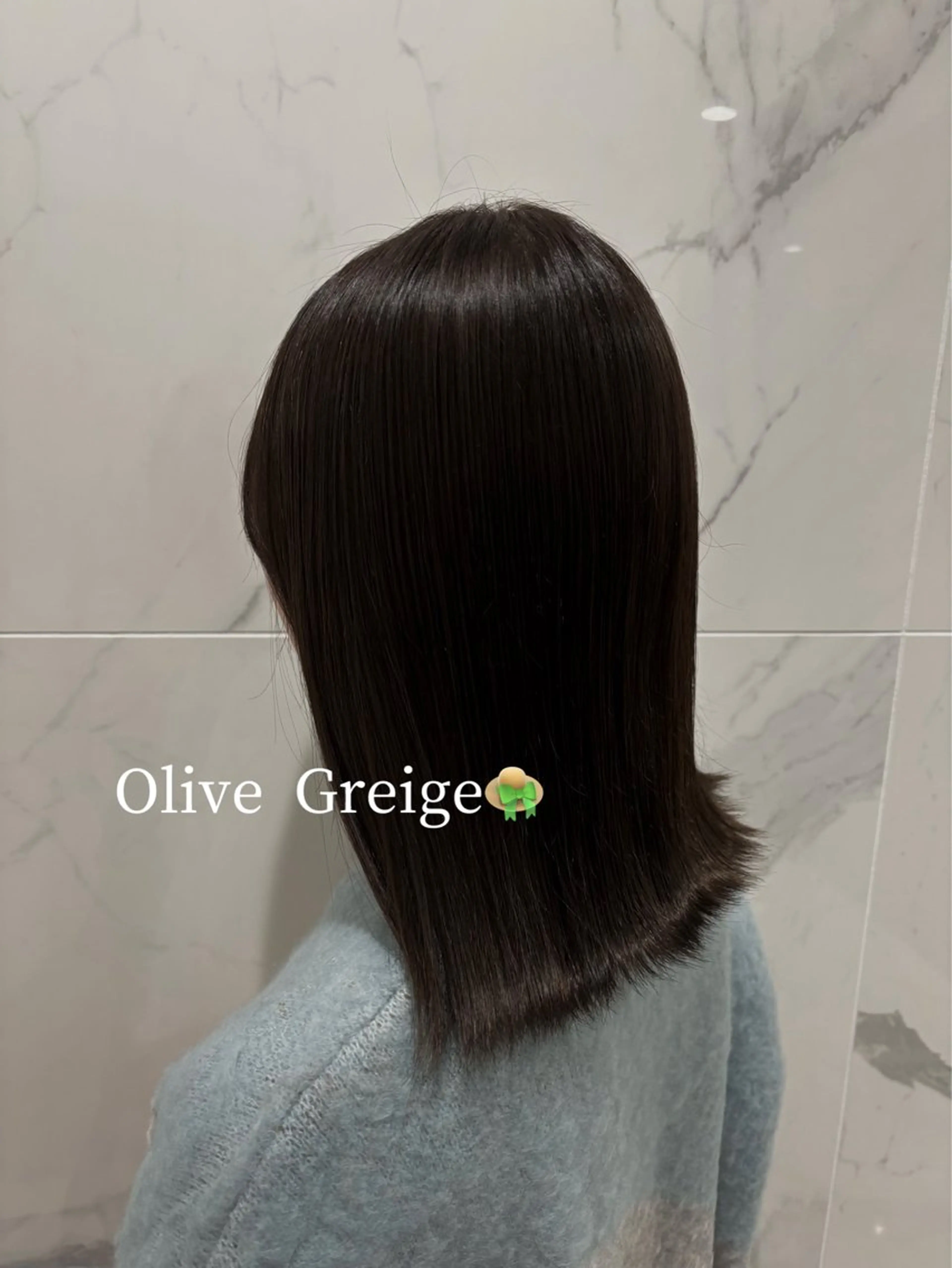 セミロング カット ヘアカラー トリートメント 髪質改善☀️ miho☀️のヘアスタイル