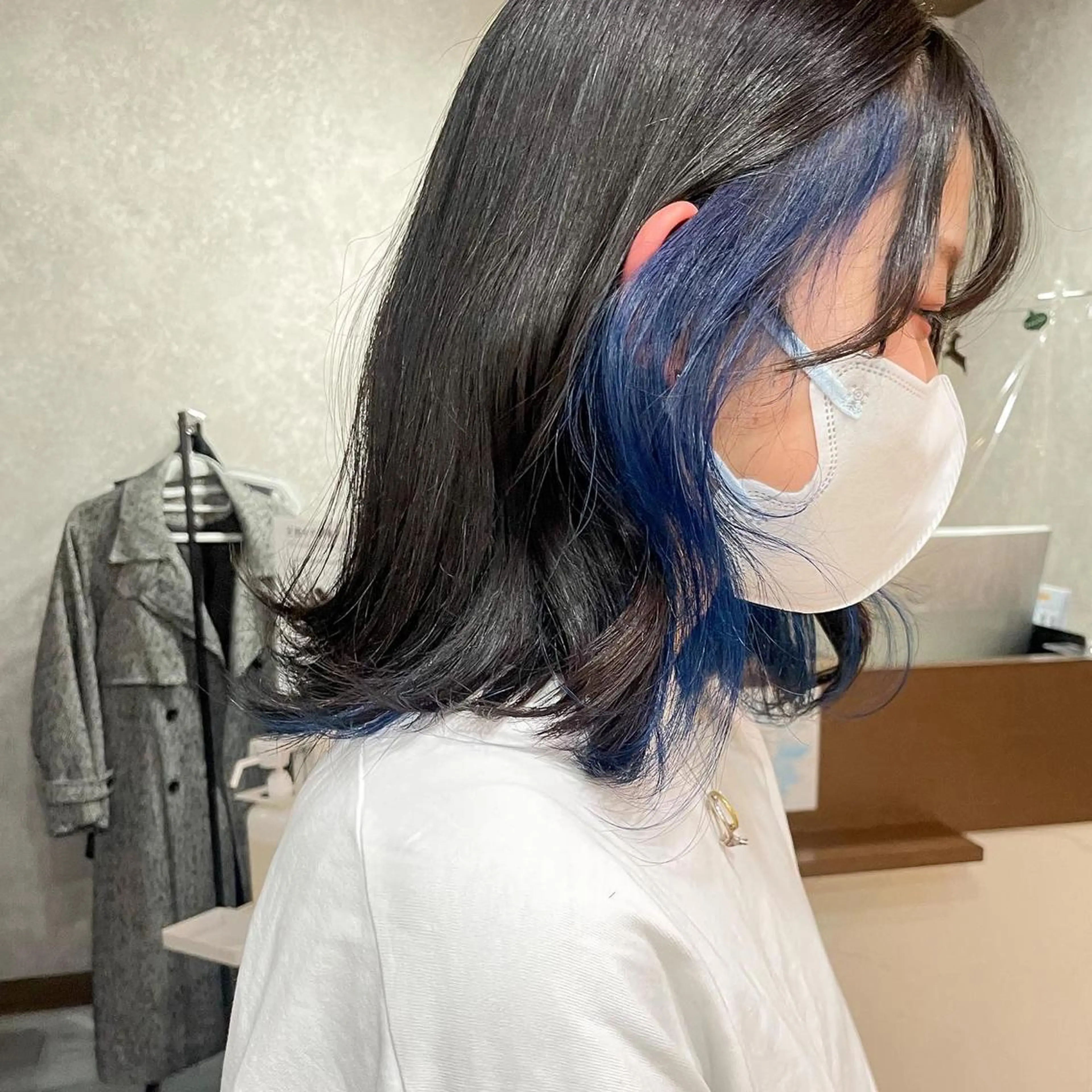 ミディアム カラー 高橋 みく/ minim 暖色のヘアスタイル