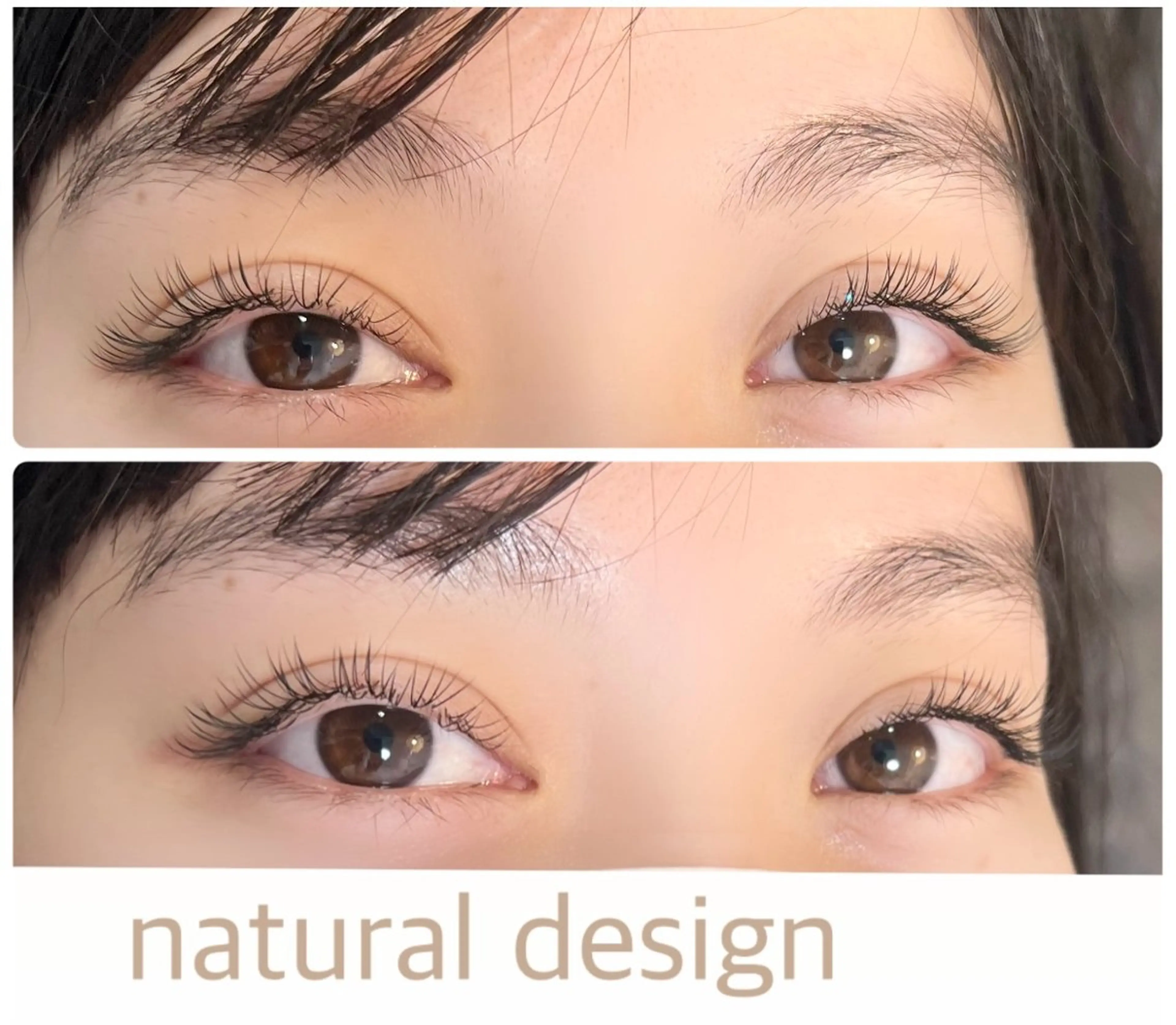 マツエク・マツパ ナチュラル BALANCE LASHのマツエク・マツパデザイン