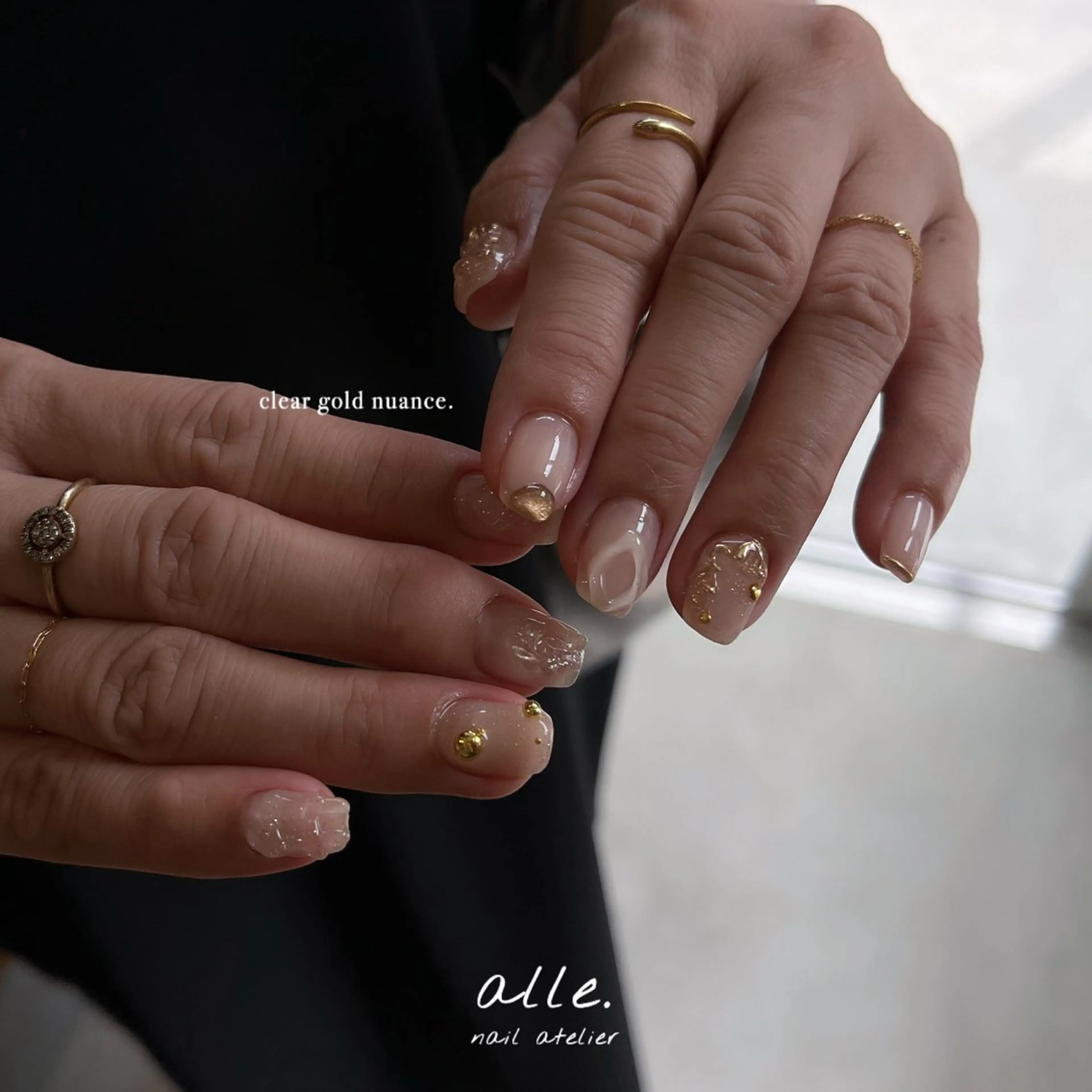 ネイル ハンドネイル atelier alle.のネイルデザイン